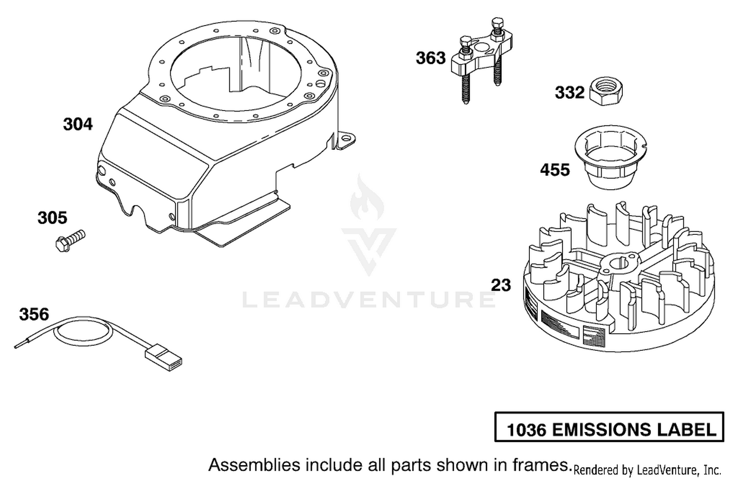 Engine Briggs  Stratton Model 12h802-1776-B1 7