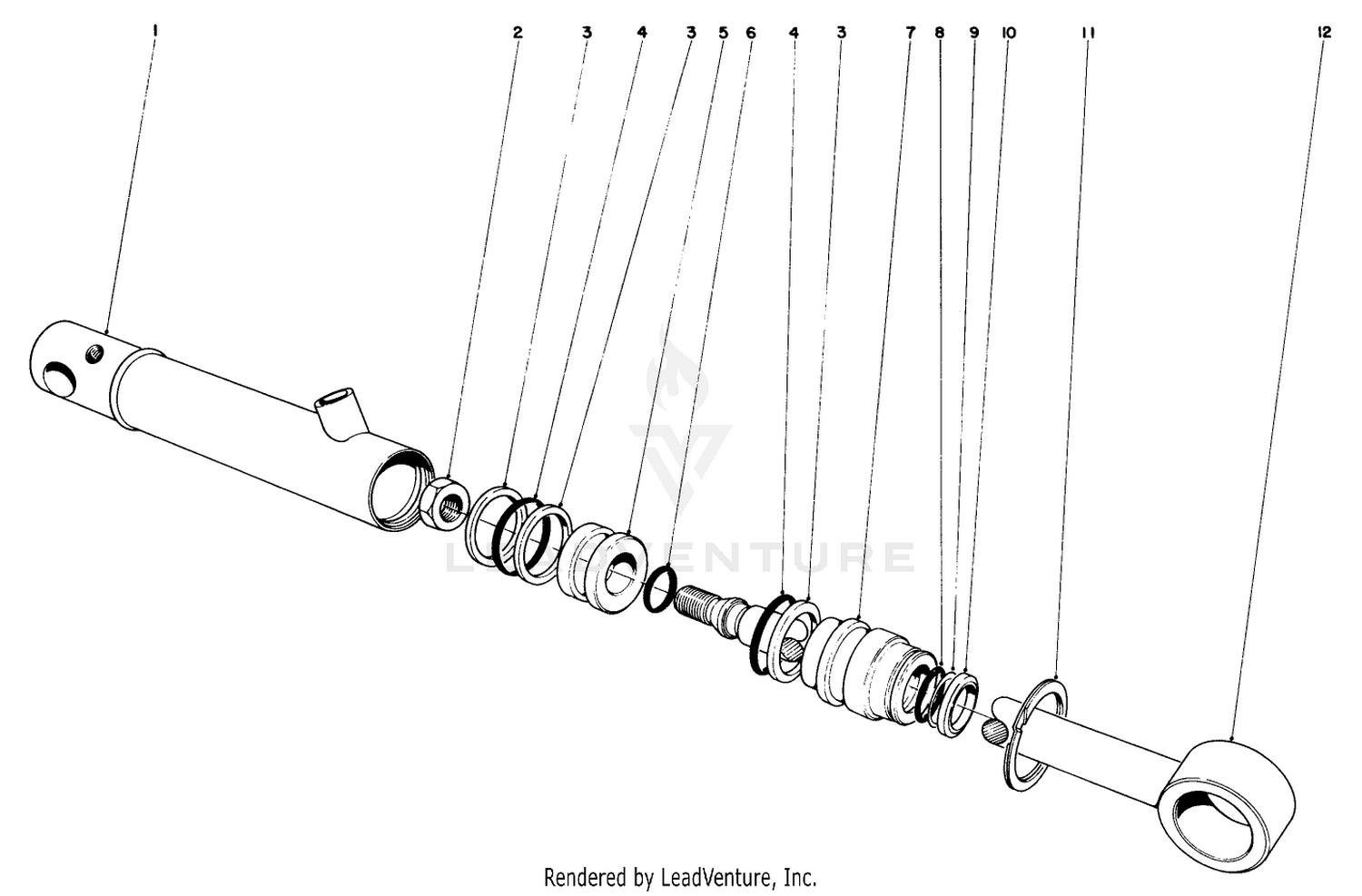 No. 43-5260 Hydraulic Cylinder (small Bore)