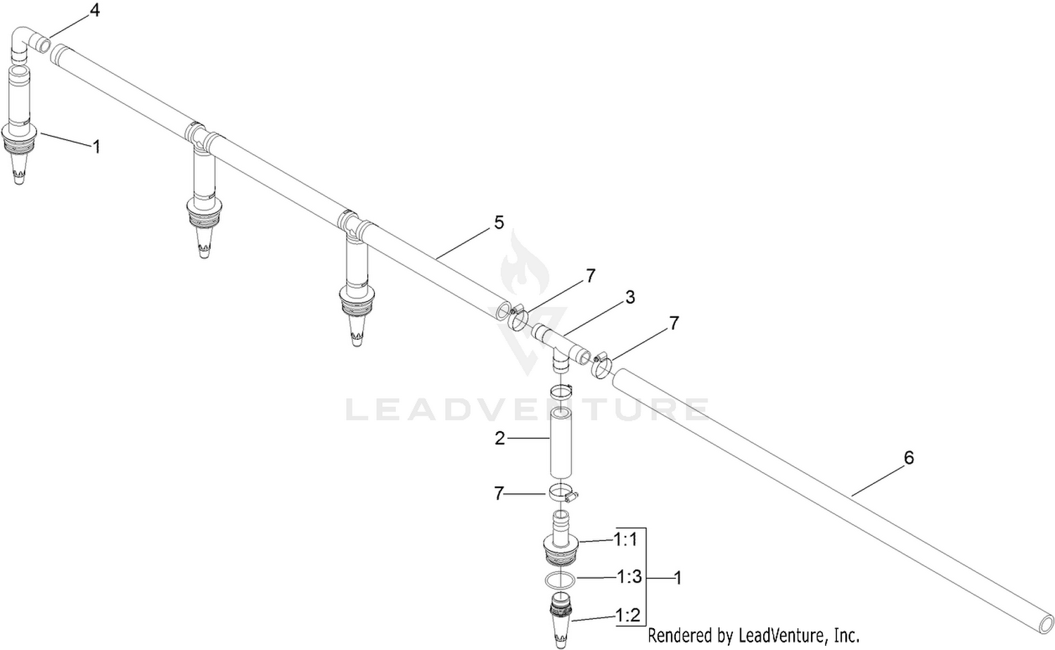 Agitation Hose Assembly No. 131-3730