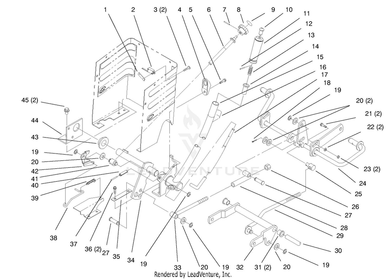 Lift Lever And Height Of Cut