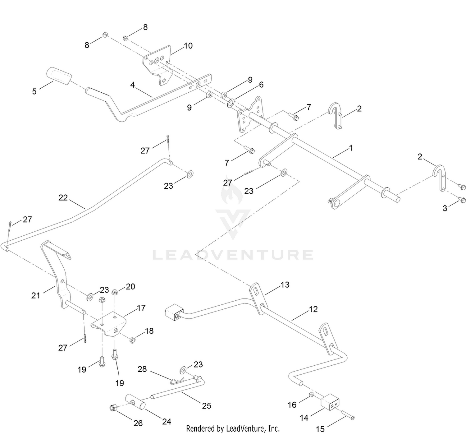 Deck Lift Assembly