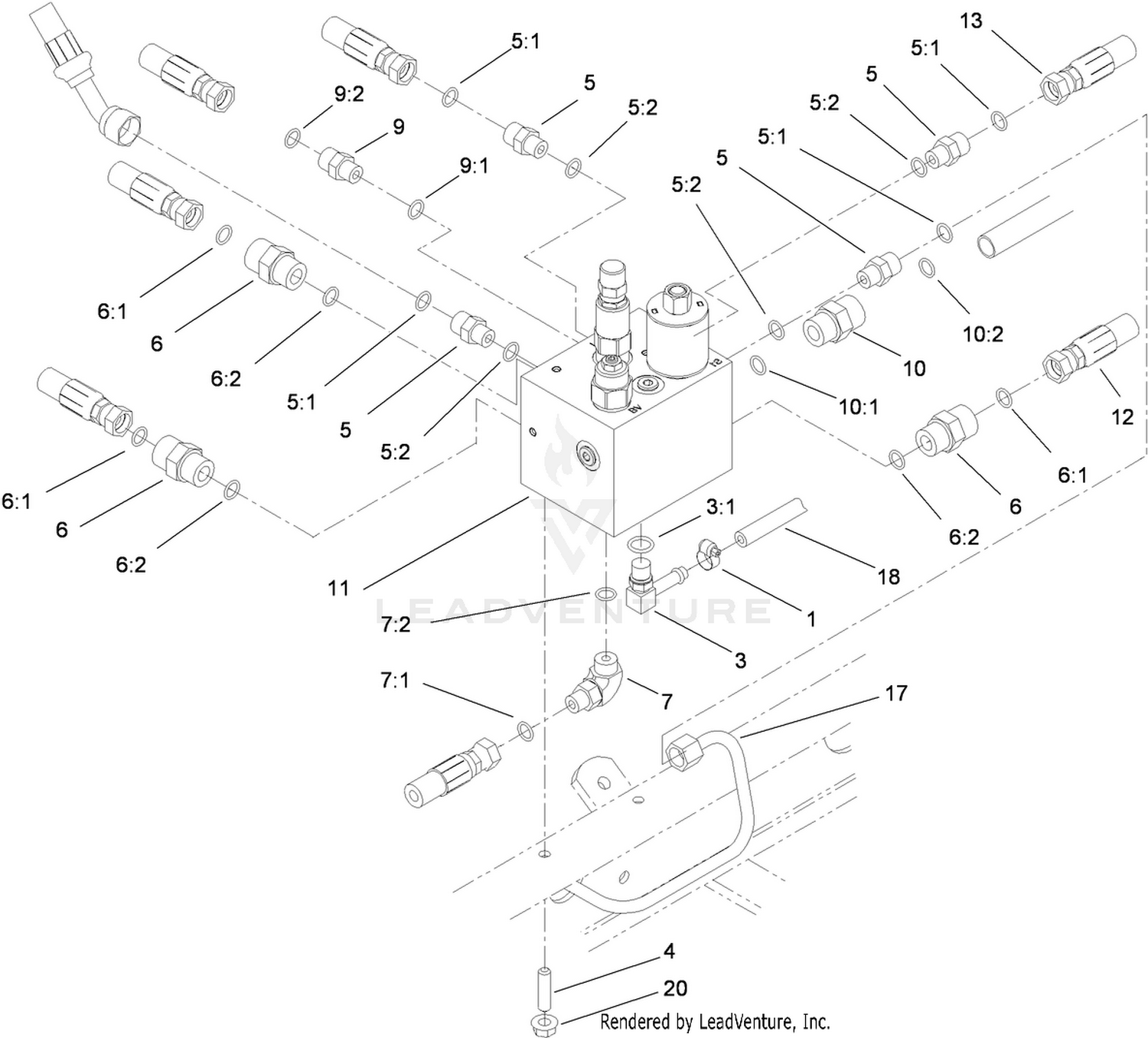 Manifold Block Installation Assembly