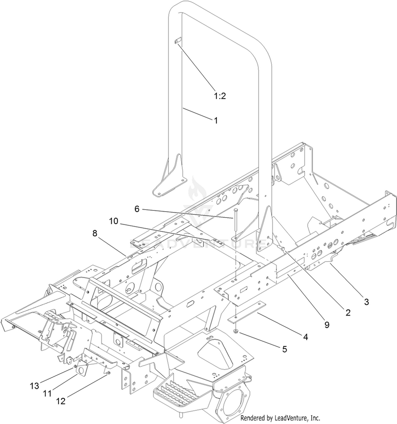 Roll-Over Protection System and Front Frame Assembly