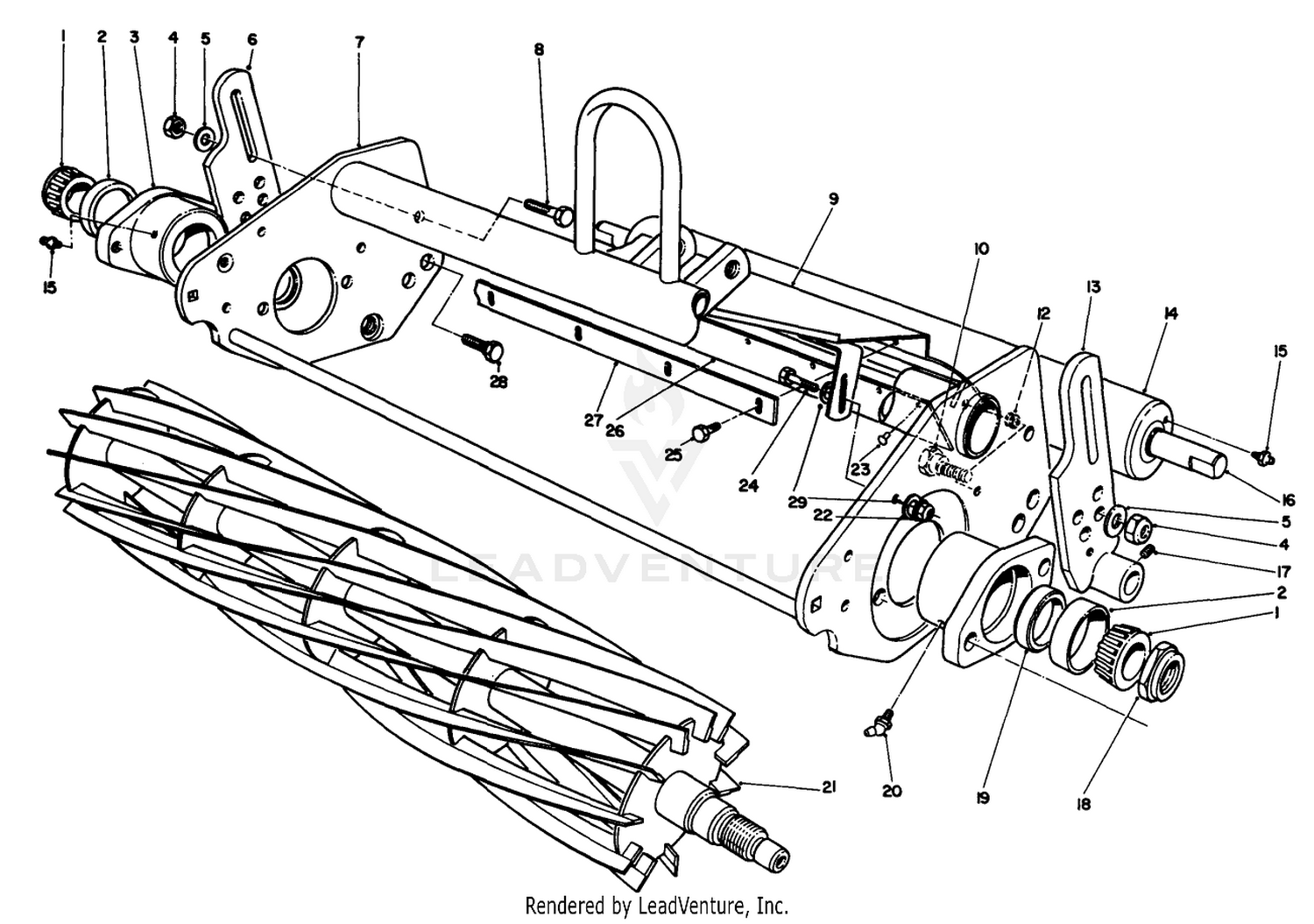 8  11 Blade Cutting Units W/groomer Model No. 04460  04465 (continued) 3