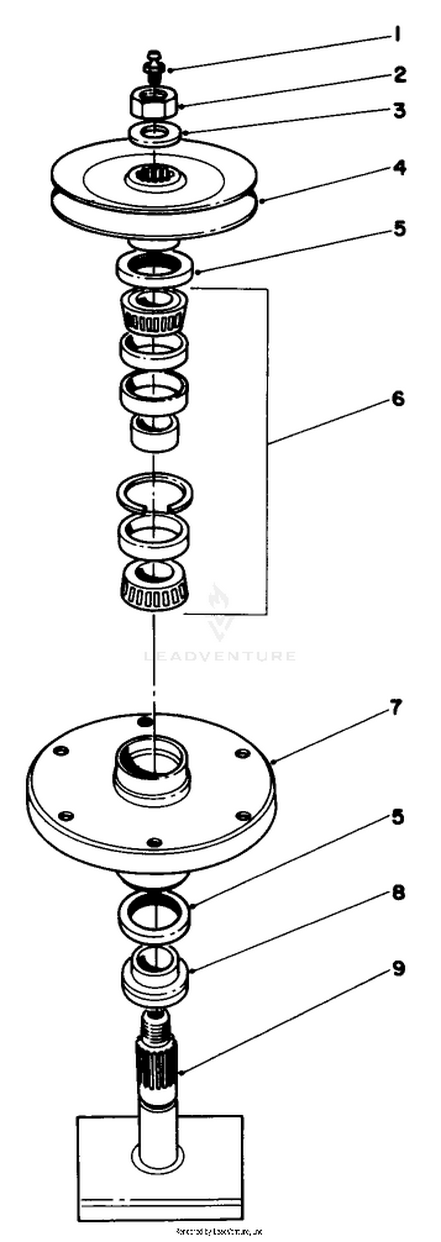 Drive Spindle No. 27-0870