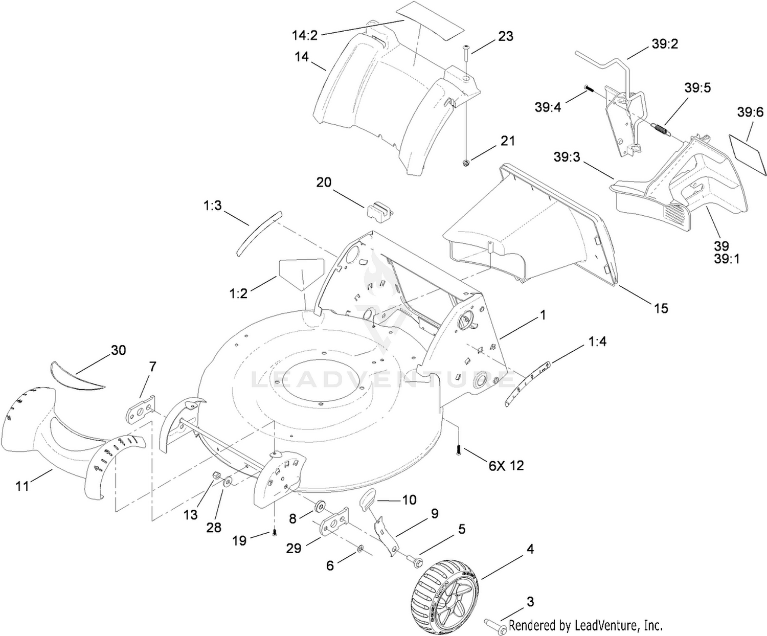 Housing and Rear Cover Assembly