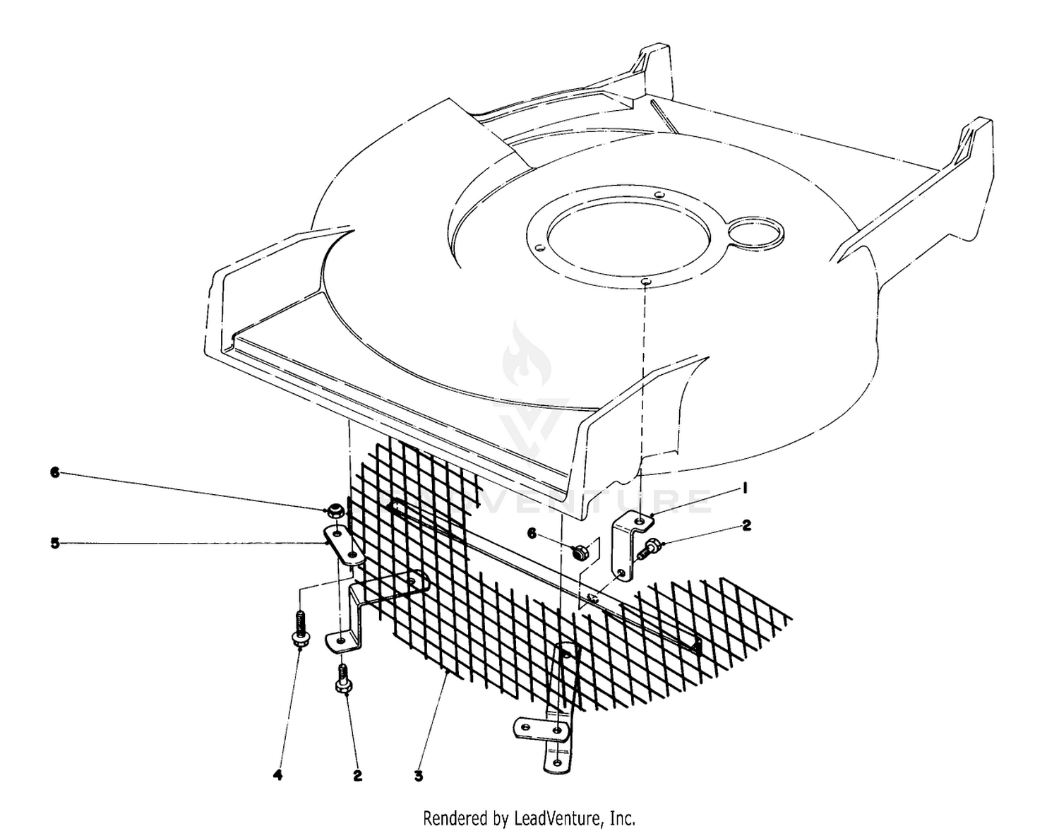 Leaf Shredder Kit No. 59105 (optional)