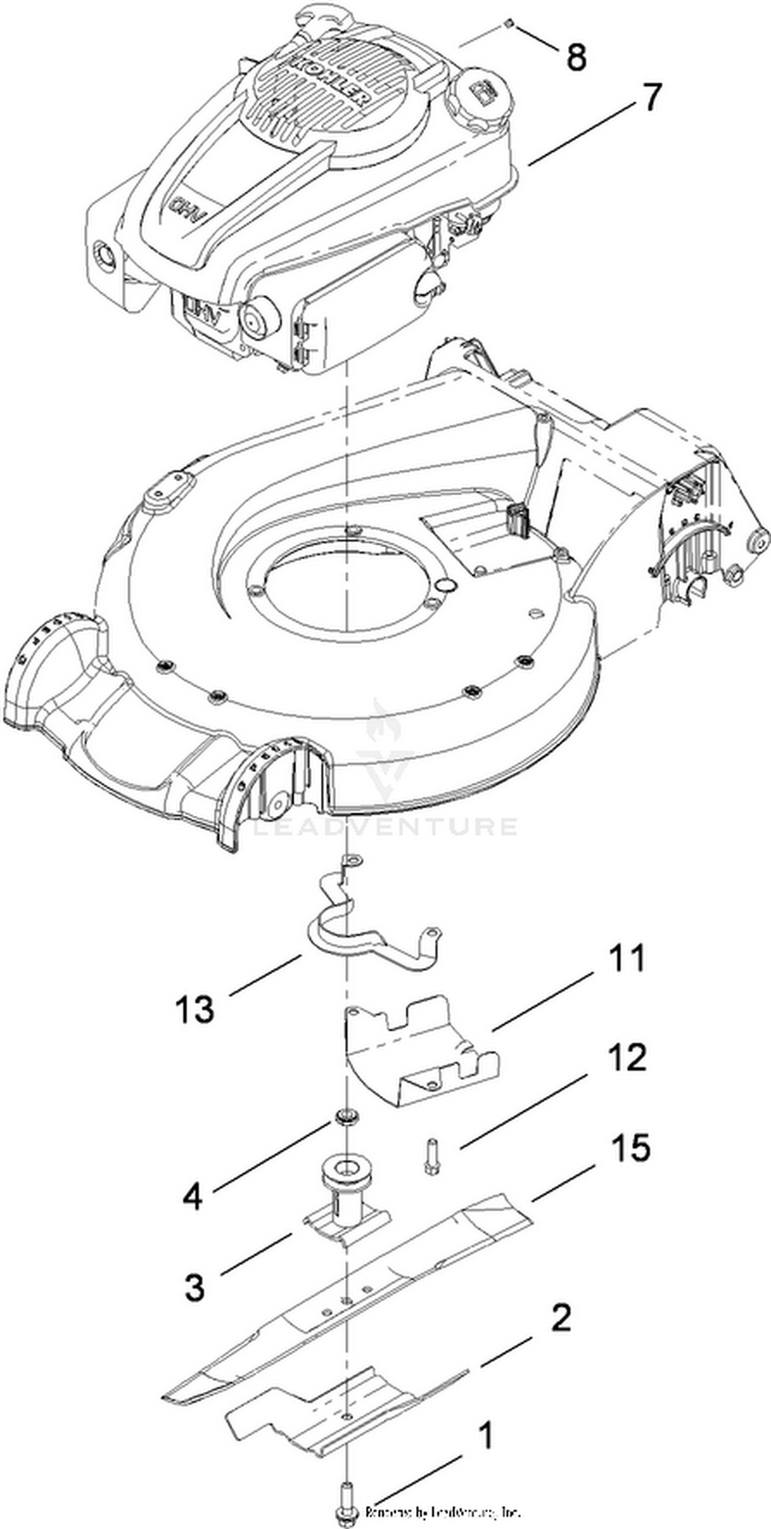 Engine and Blade Assembly