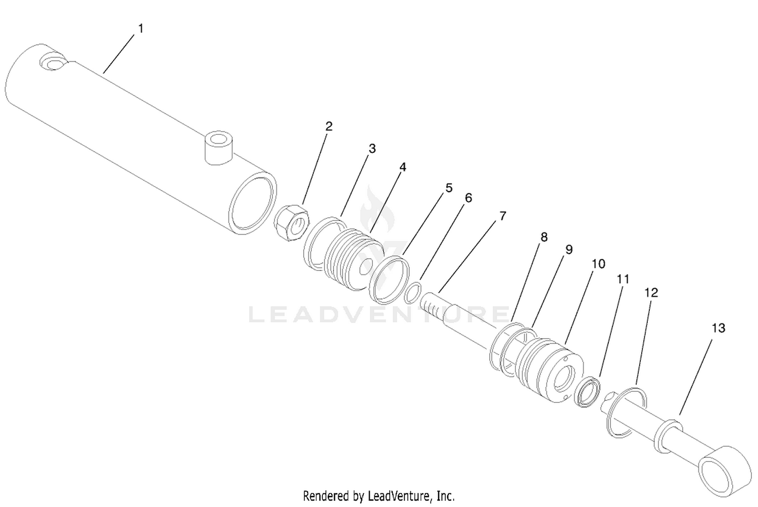 Hydraulic Cylinder Assembly No. 95-5699