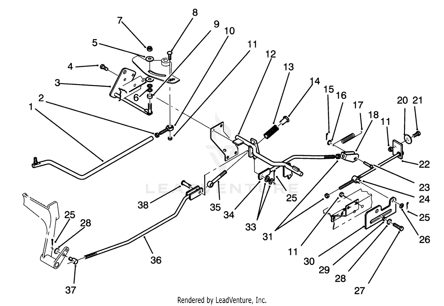 Brake And Hydro Linkage