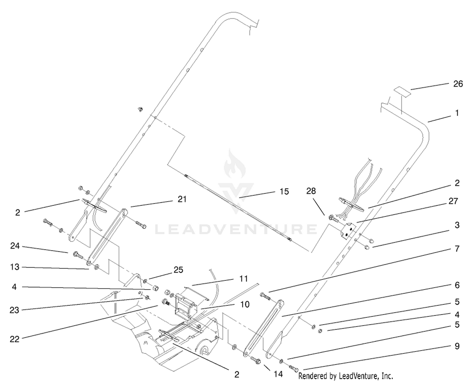Handle and Handle Latch Assembly