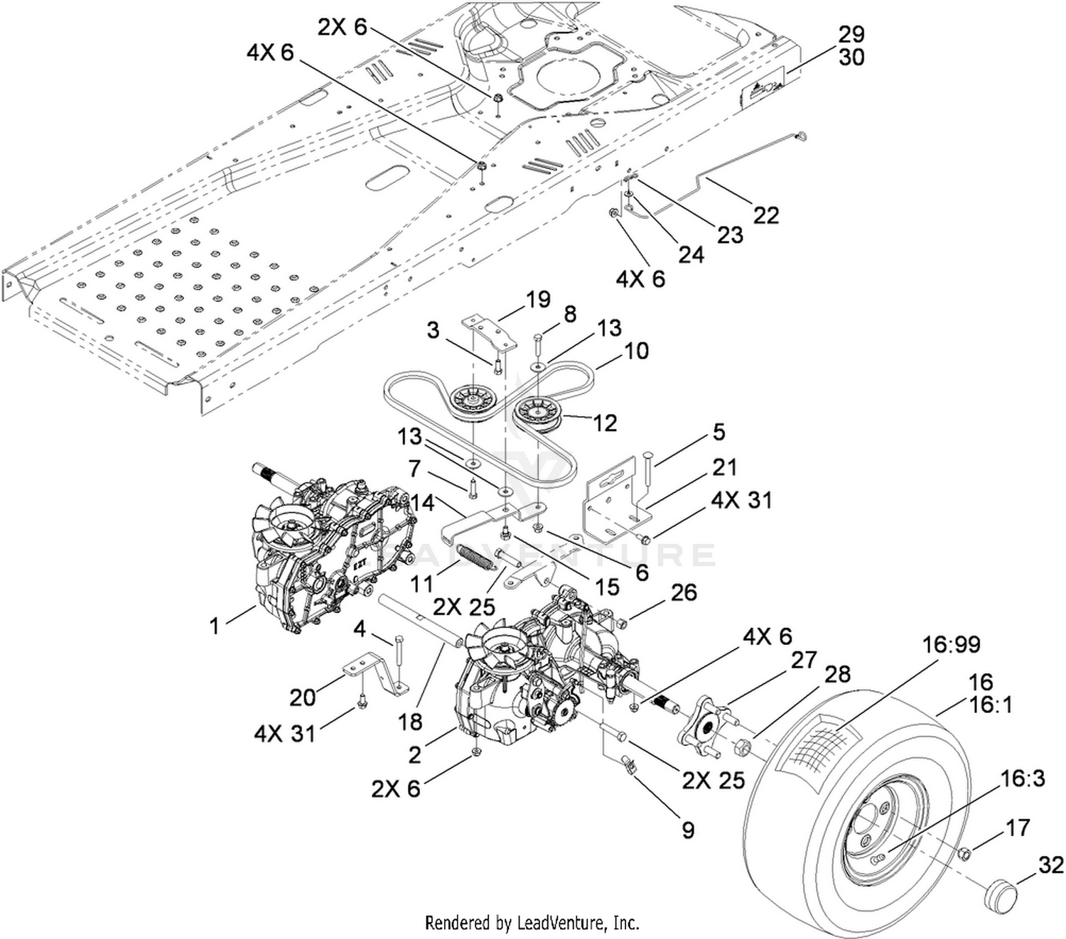 Hydro Drive Assembly