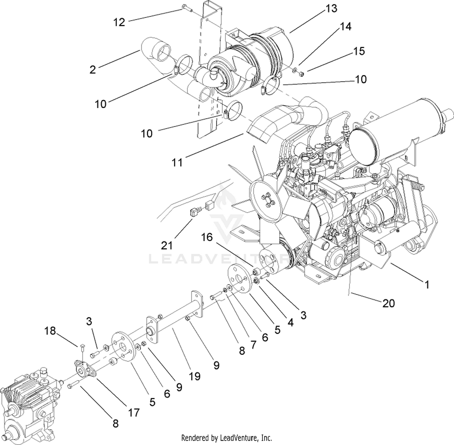 Engine Installation and Drive Coupling Assembly