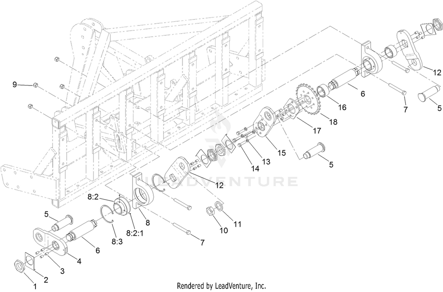 LH Crankshaft Assembly