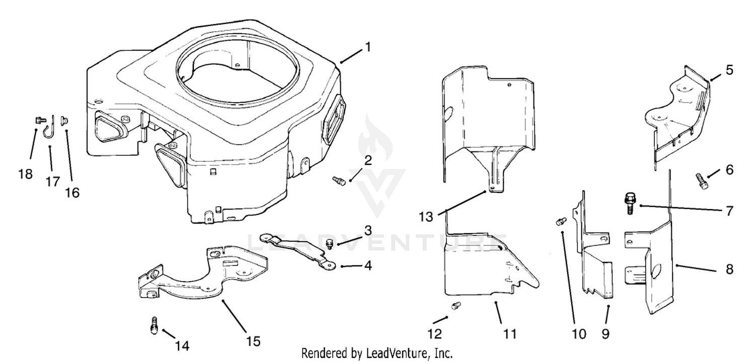 Group 6-Blower Housing Assembly Kohler Model No. CV20S-65531 and CV20S-65532