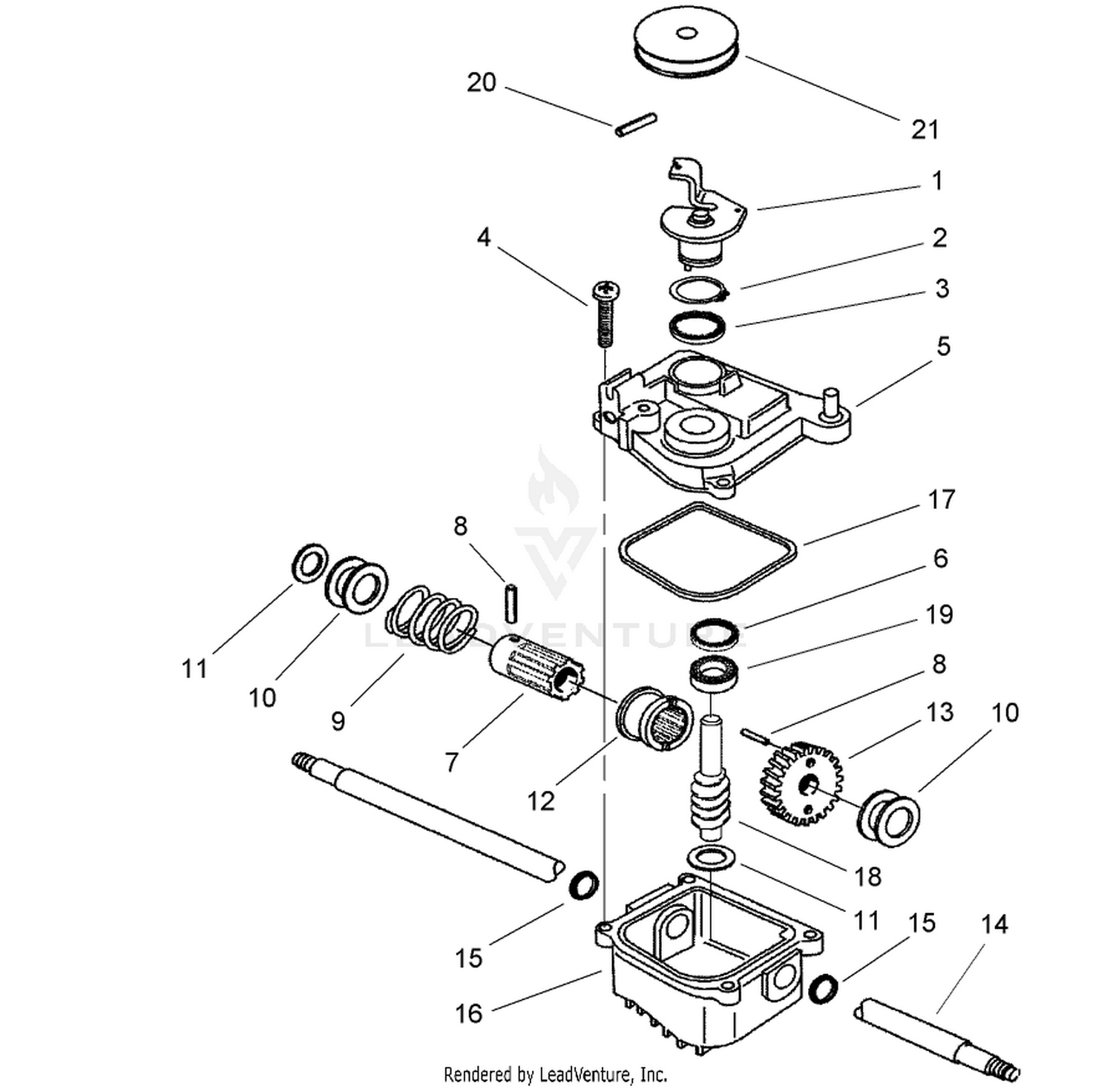 Gearbox Assembly No. 106-4765