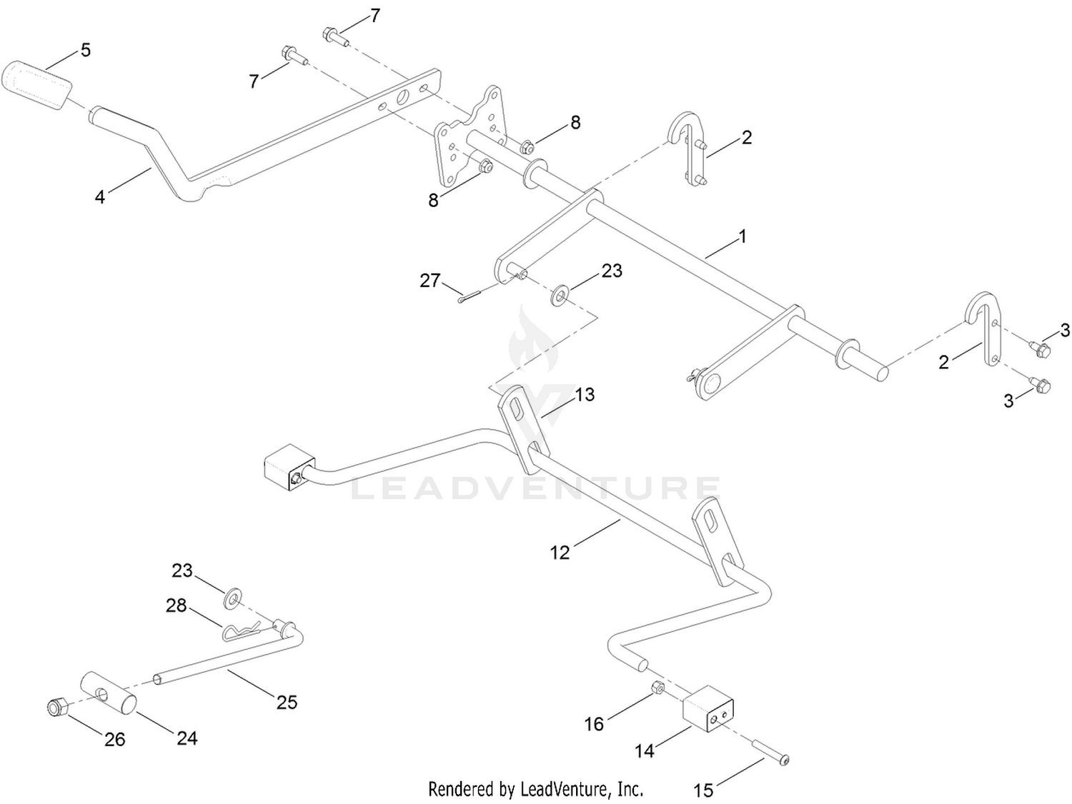 Deck Lift Assembly