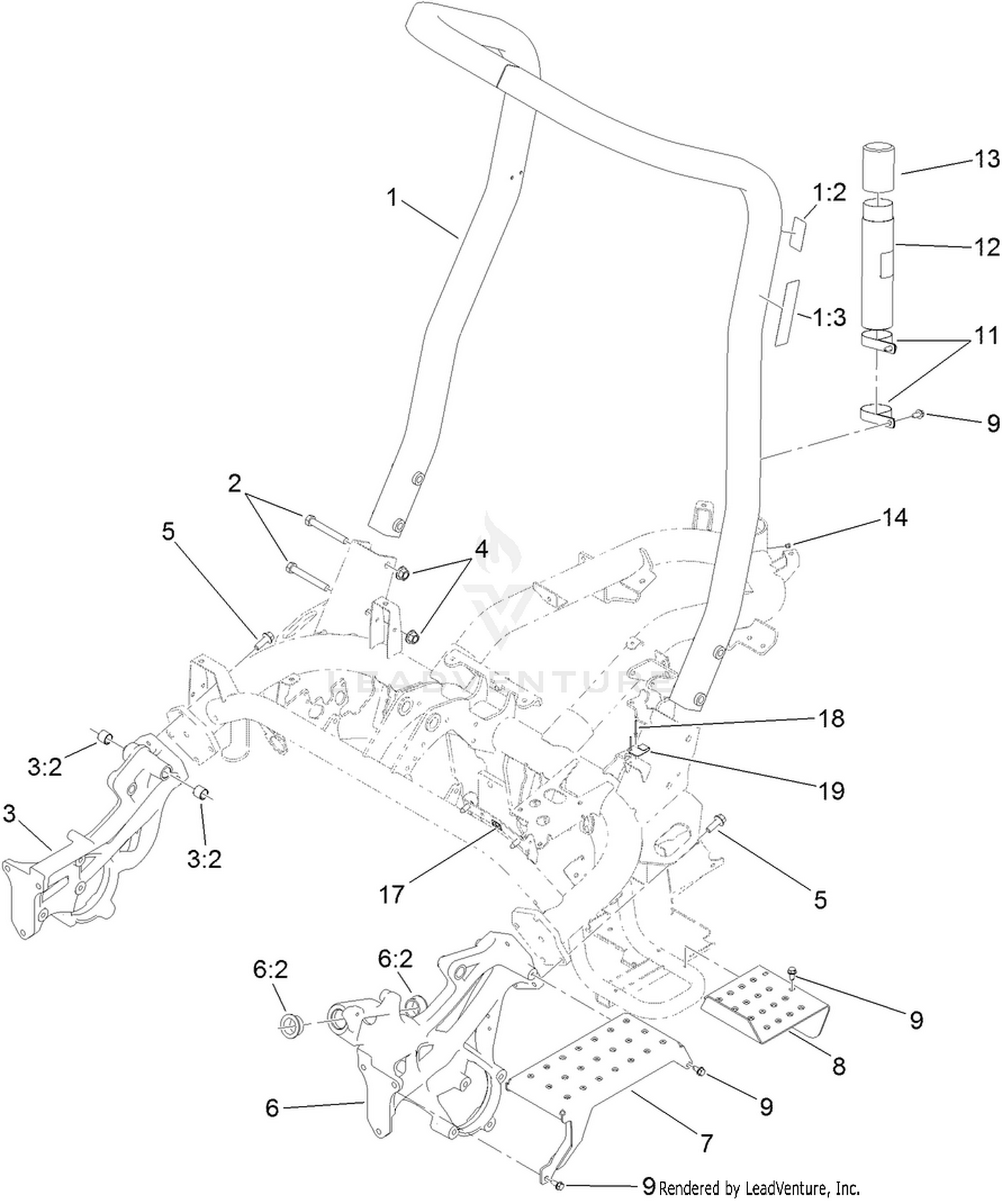 Roll-Over Protection System Assembly
