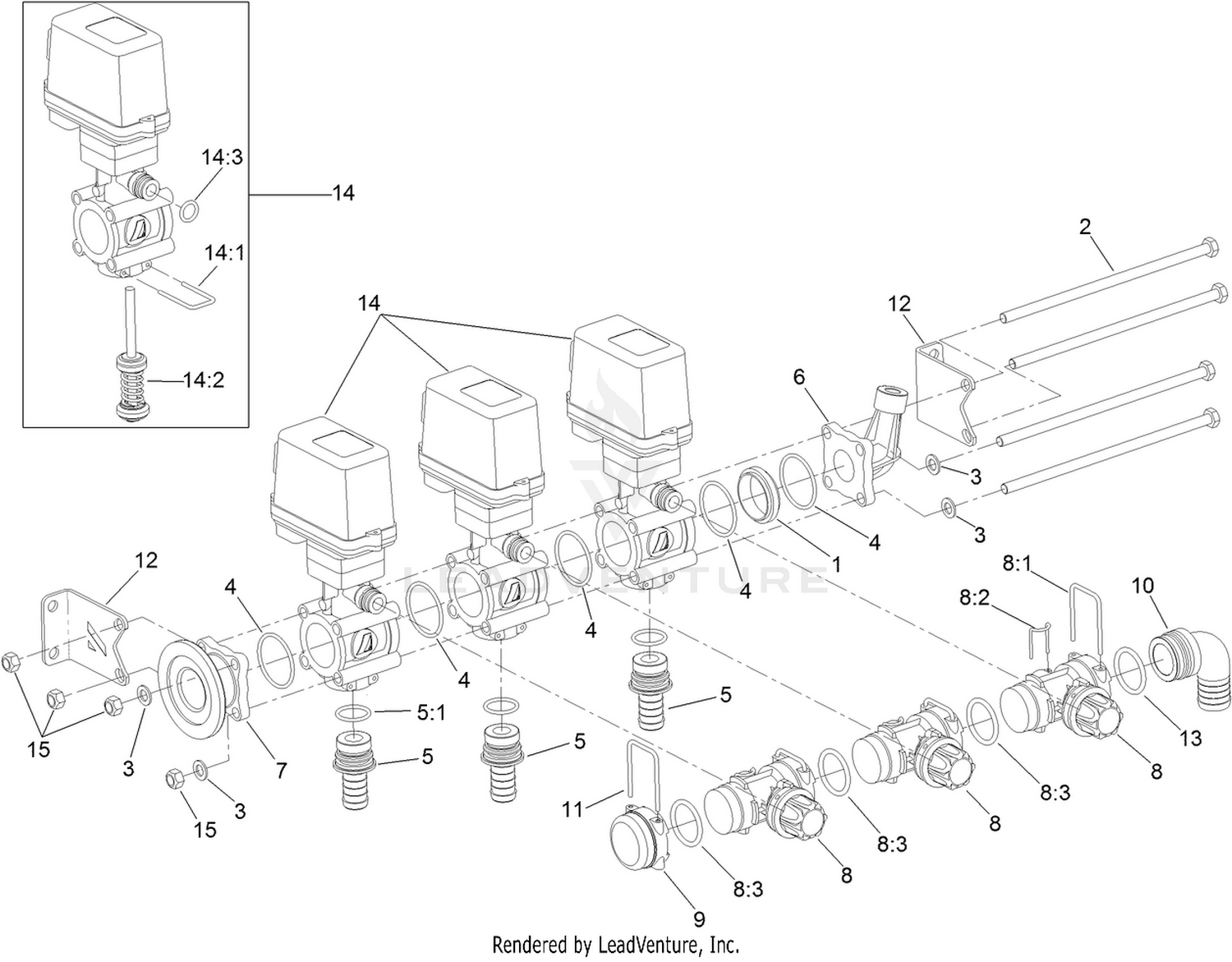 Boom Manifold Assembly No. 125-0616