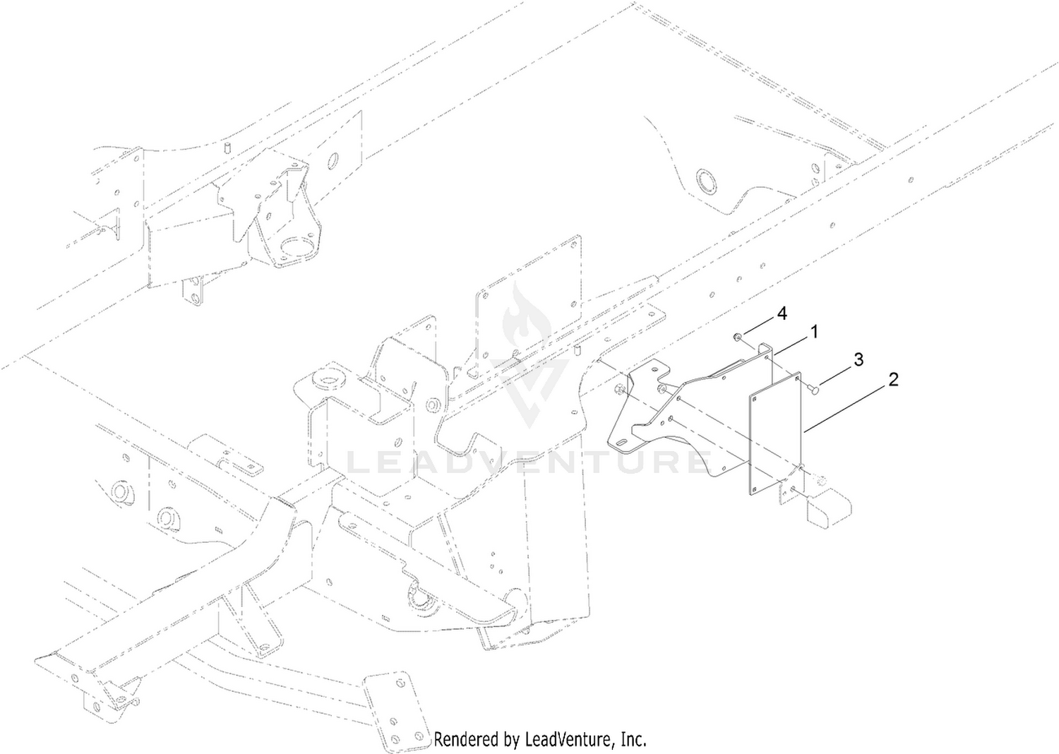 Left Hand Transport Pad Assembly