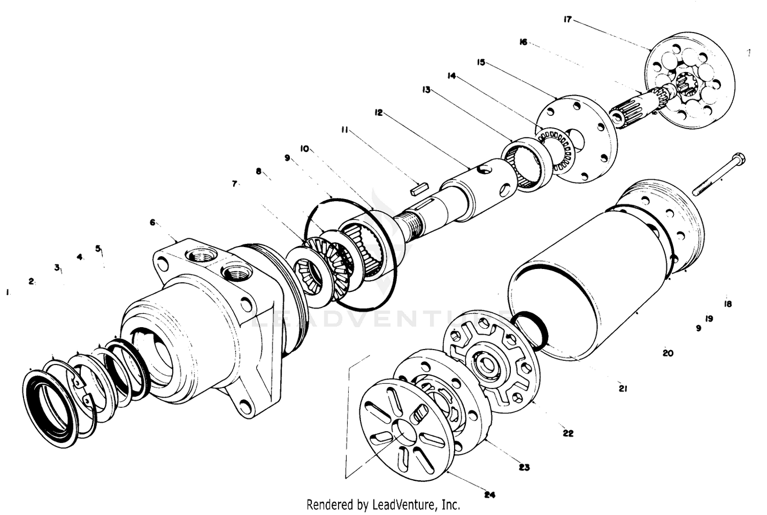 No. 10-8010 Hydraulic Drive Motor
