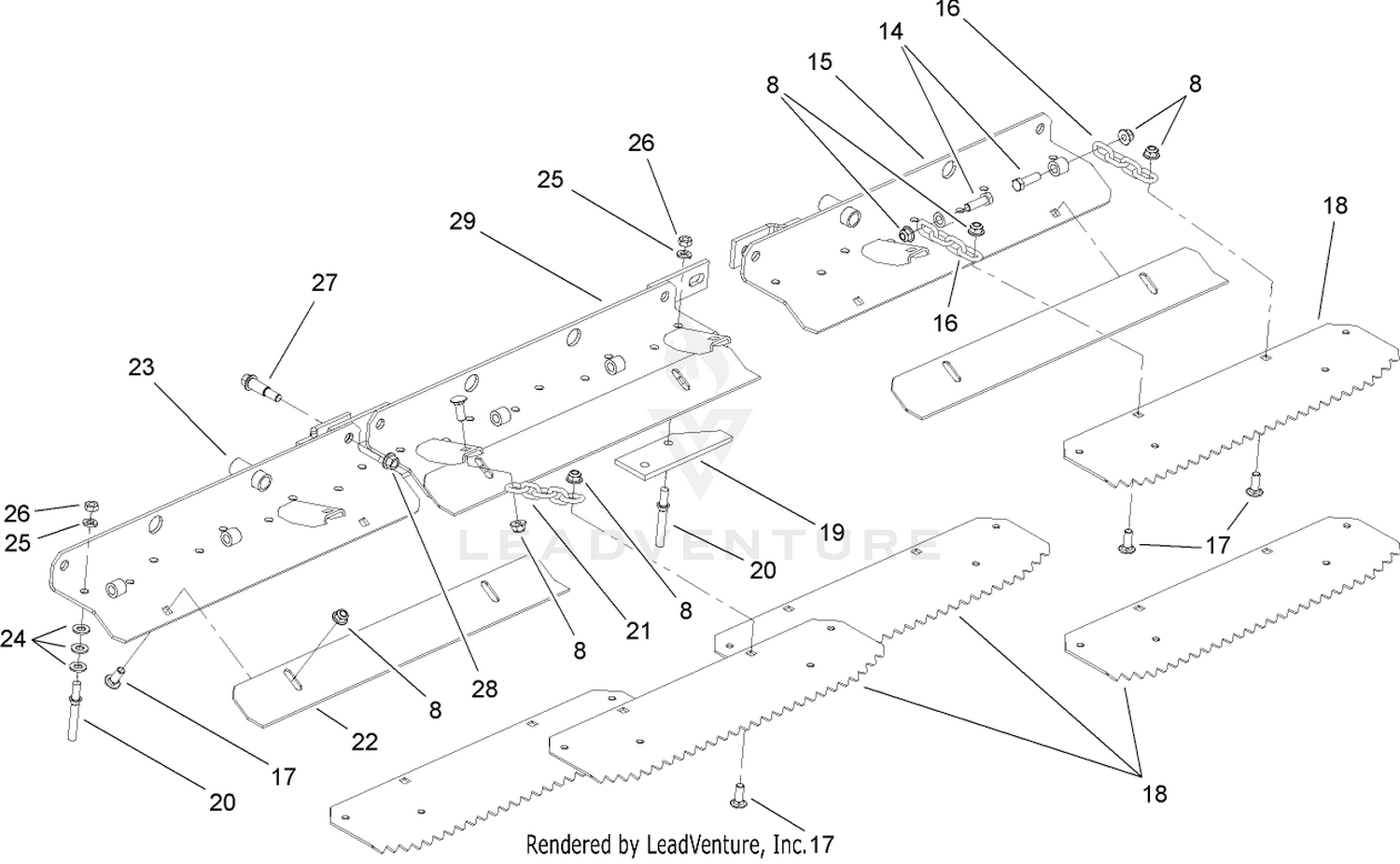 Trowel Plate Assembly