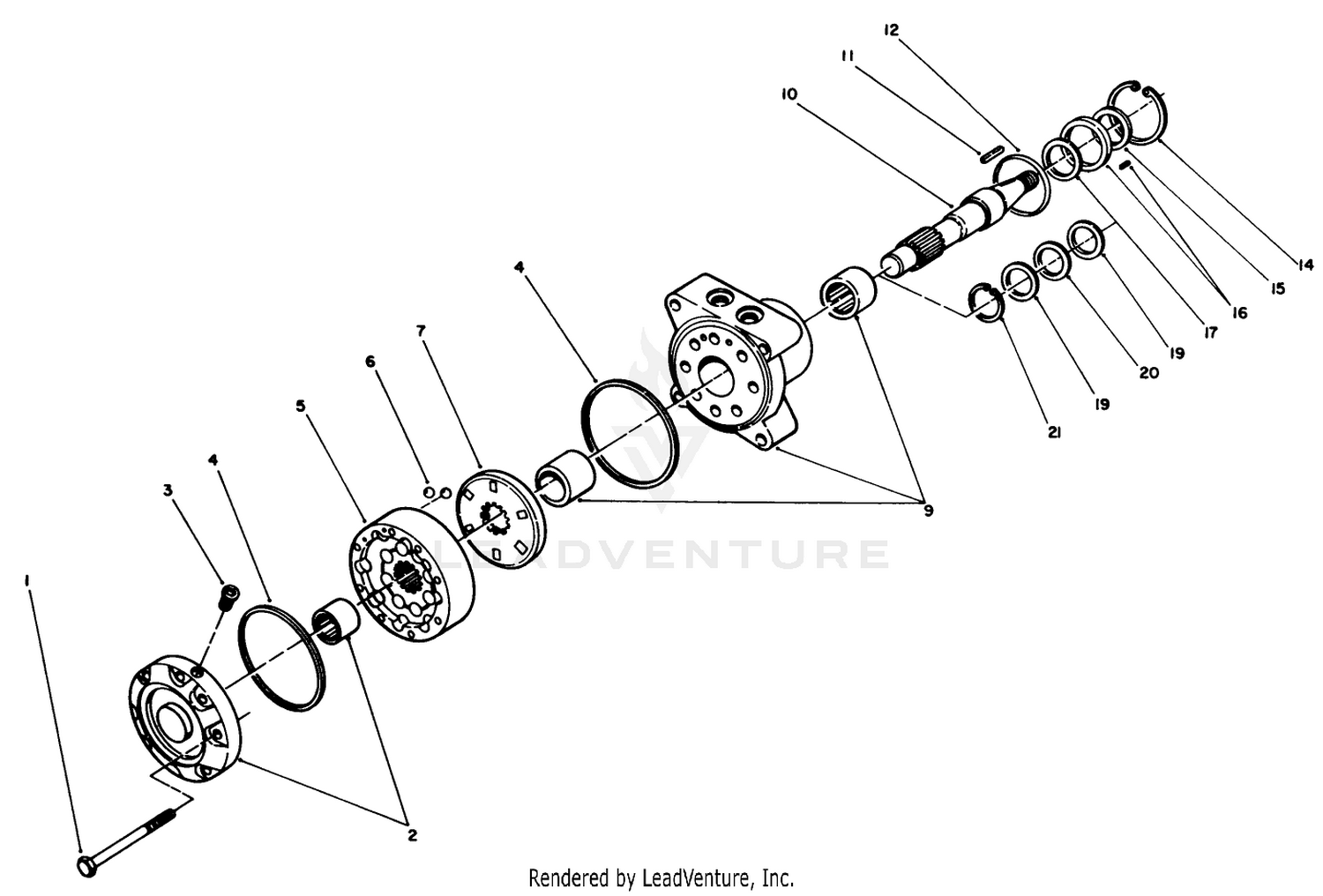 Hydraulic Drive Motor No. 66-5291