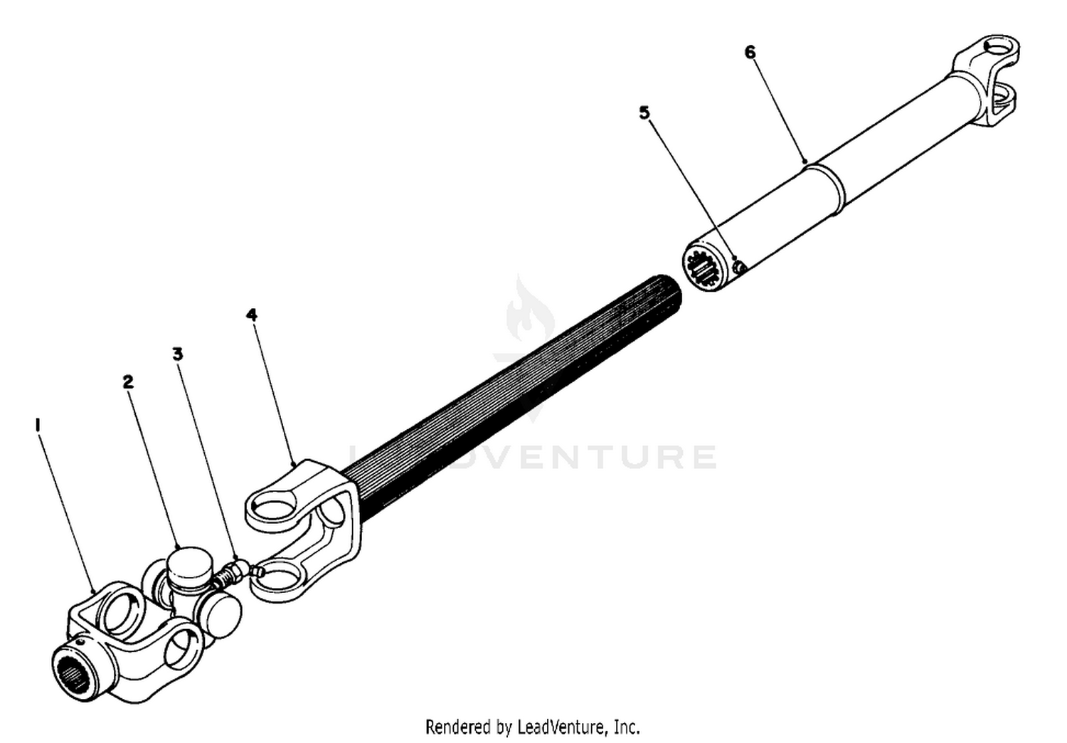 Drive Shaft Assembly No. 62-4260