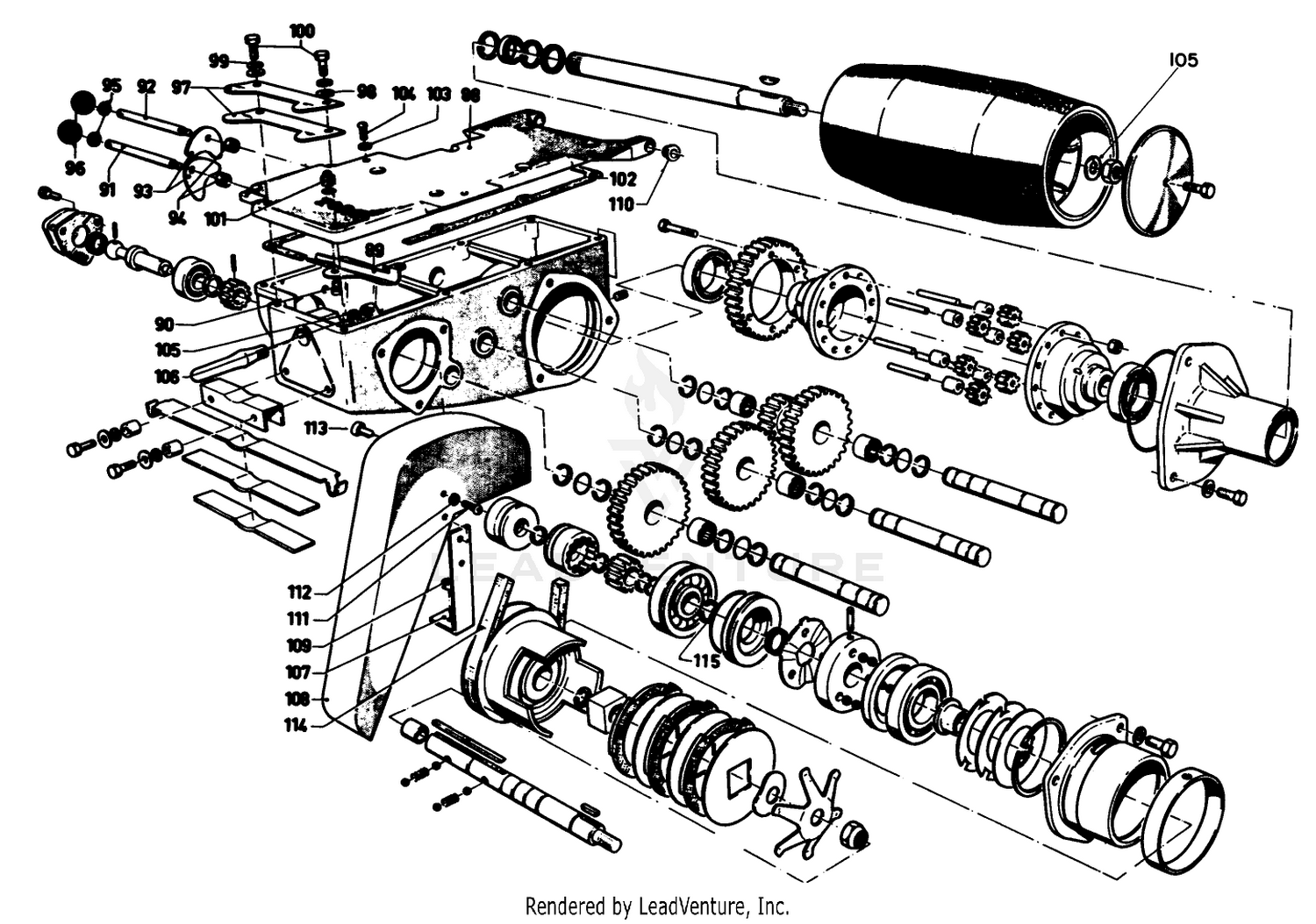 Transmission Case Assembly (continued) 3