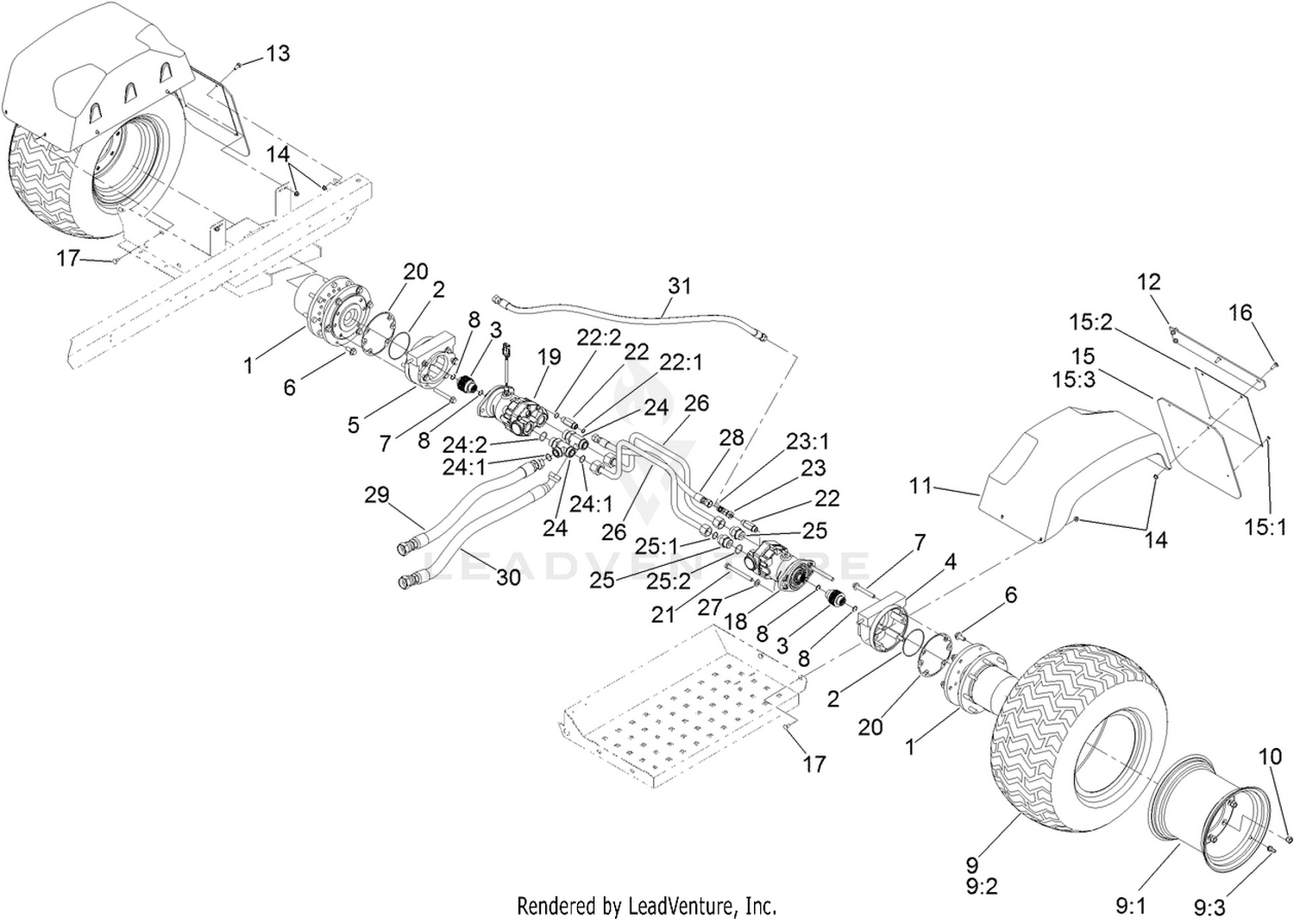 Rear Drive Assembly