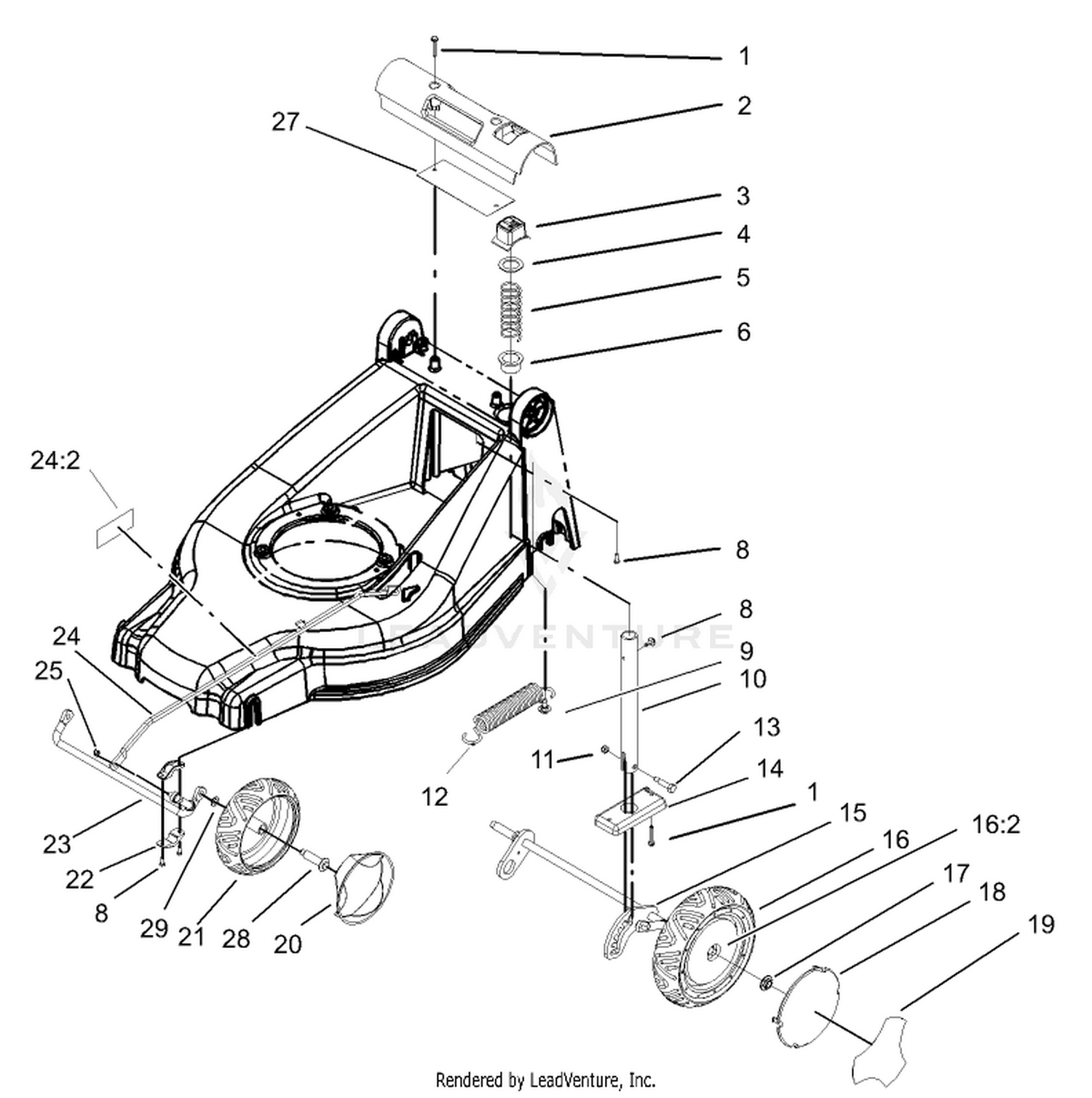 HOC and Wheel Assembly