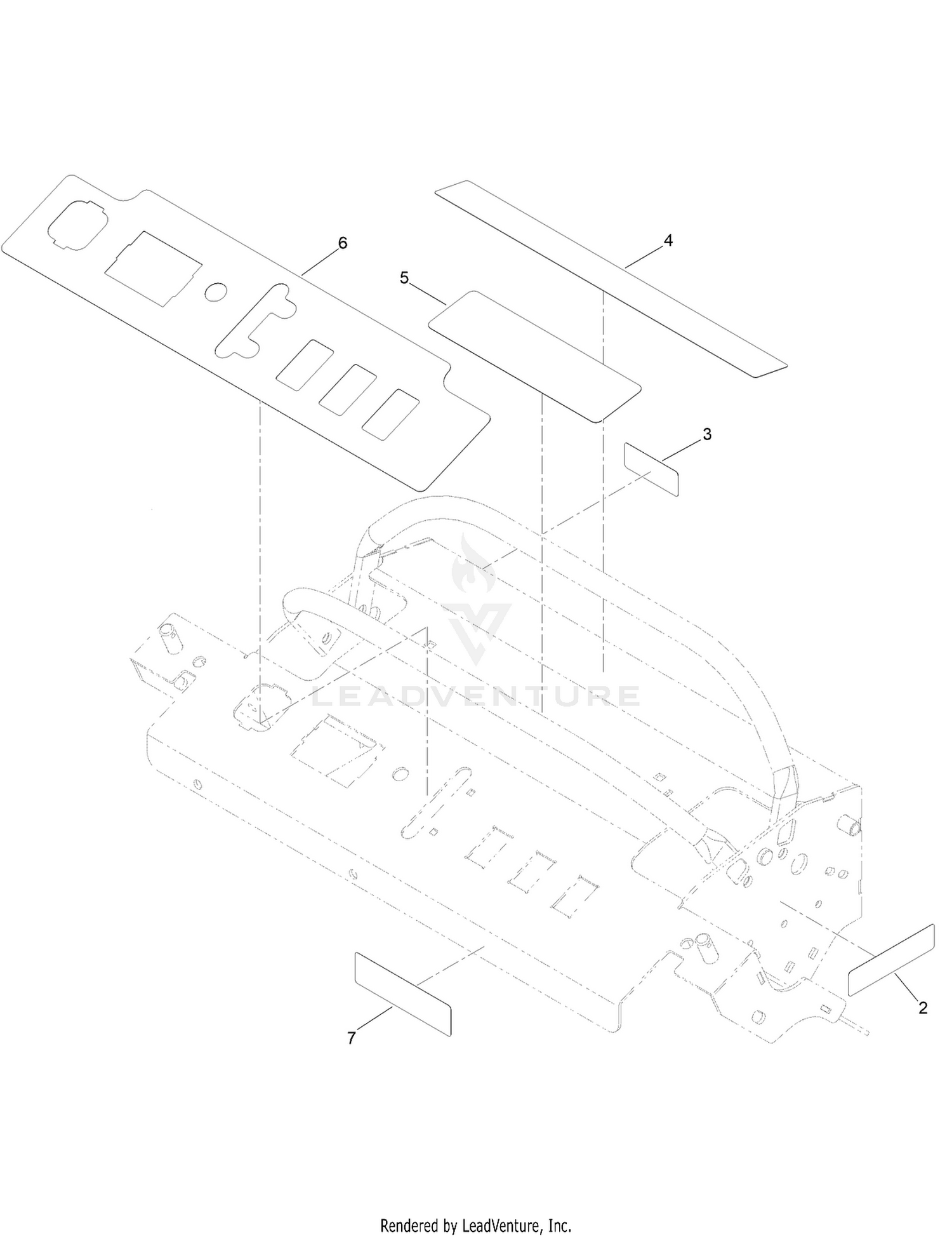 Control Panel Assembly No. 147-3703SP