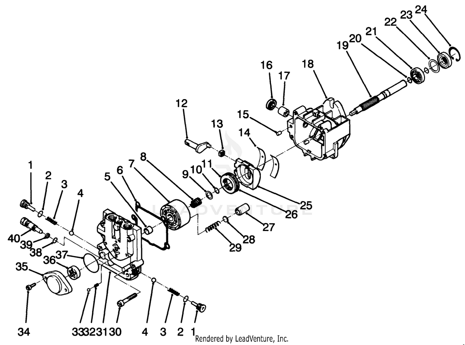 Hydraulic Pump Assembly No. 82-8220