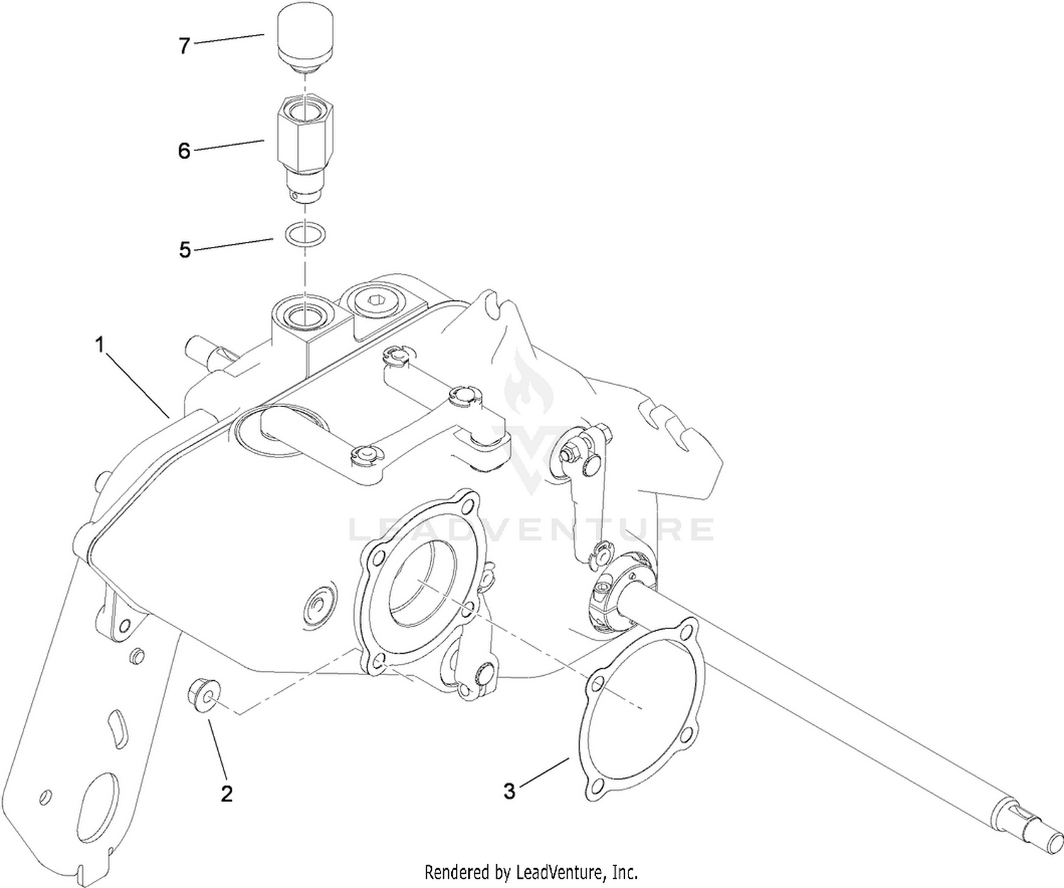Gearbox Assembly No 117-1357