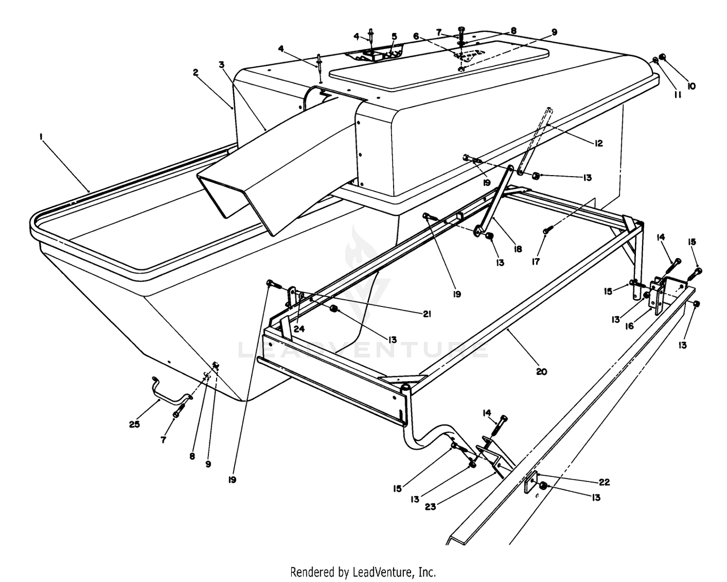 Grass Collection System Model No. 30751 (optional) (continued)