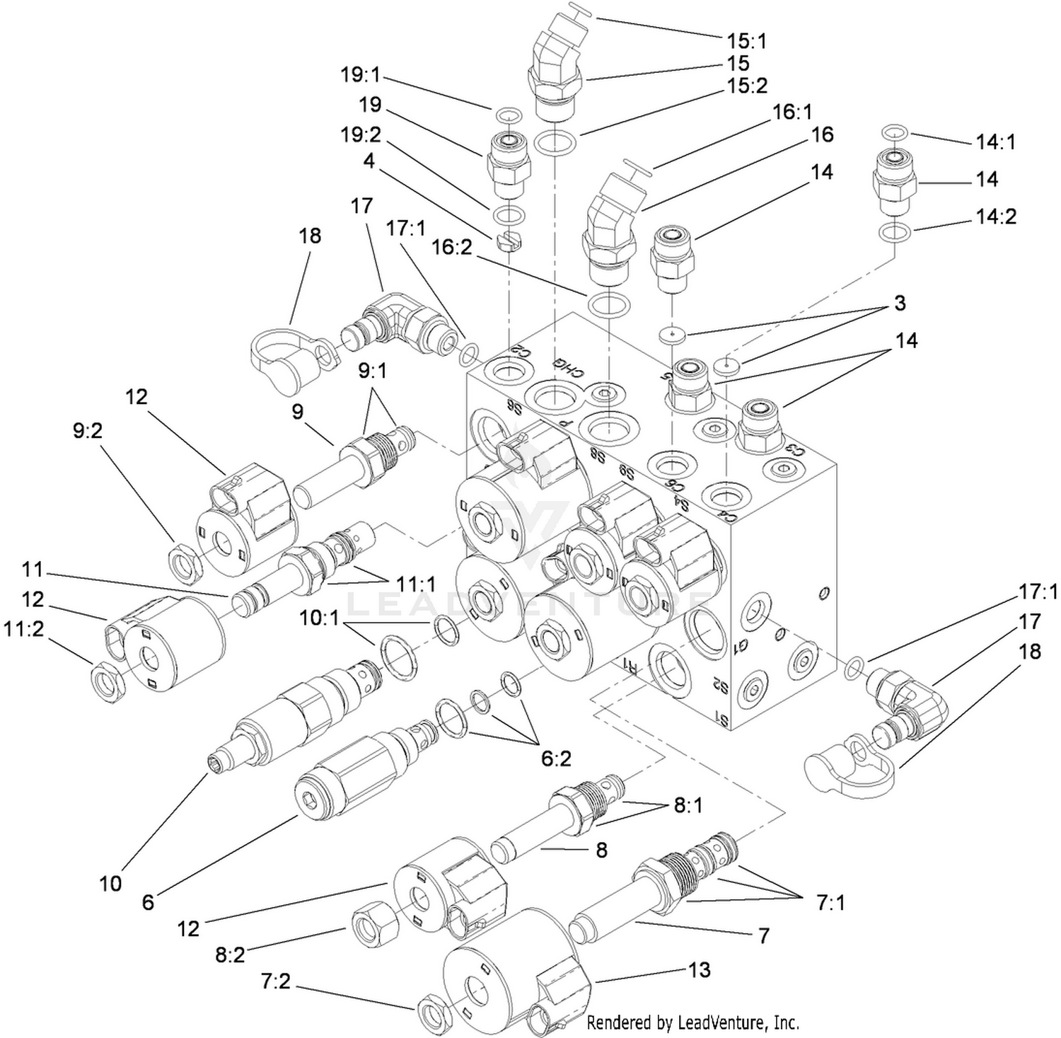 Lift Manifold Assembly No. 119-5344