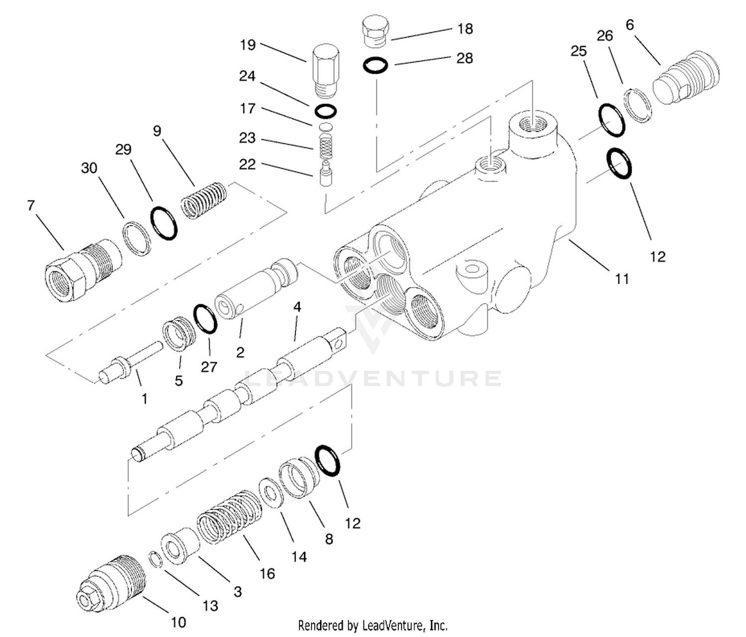 Control Valve Assembly No. 95-8689 (model No. 03200)