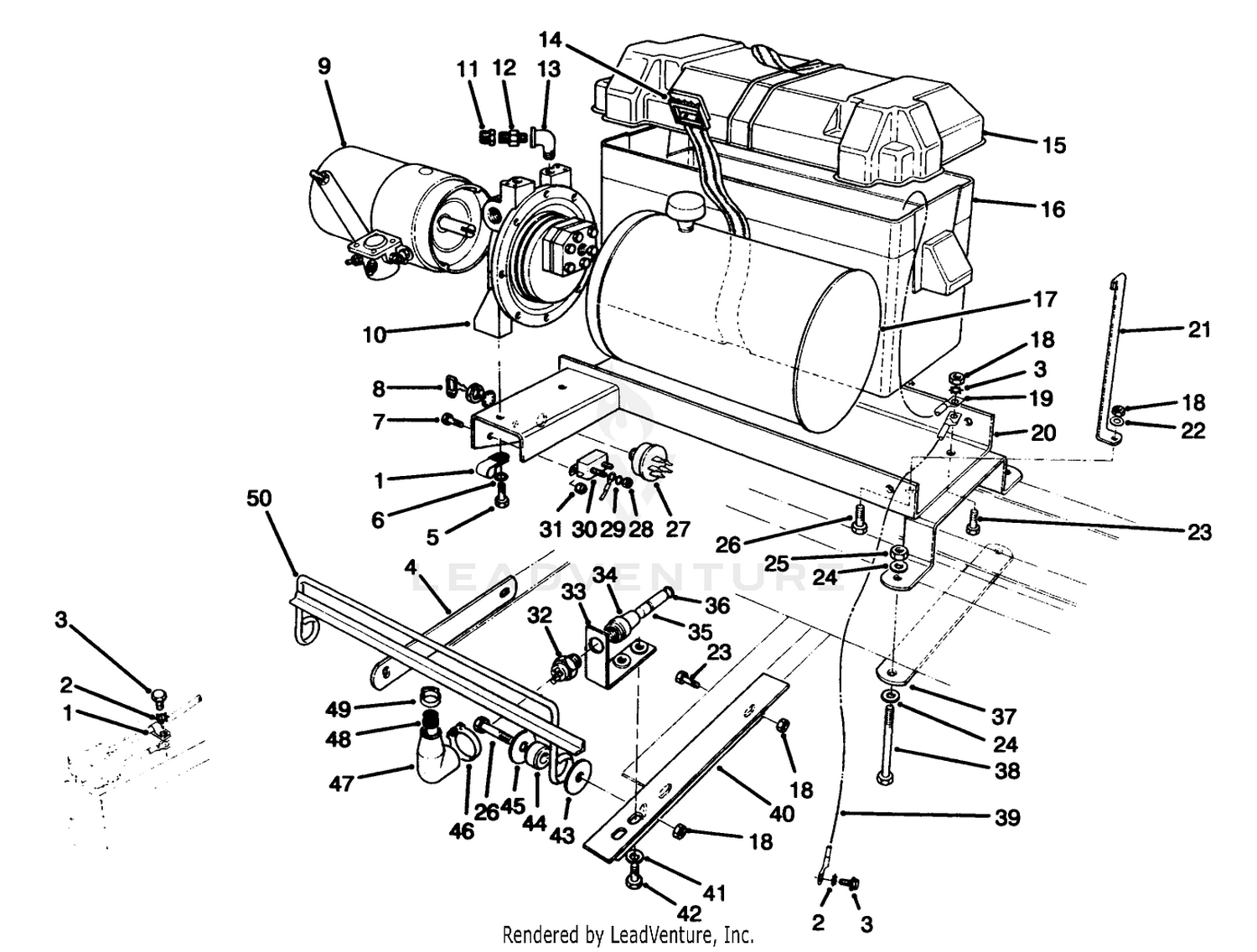 Power Pack Support Assembly