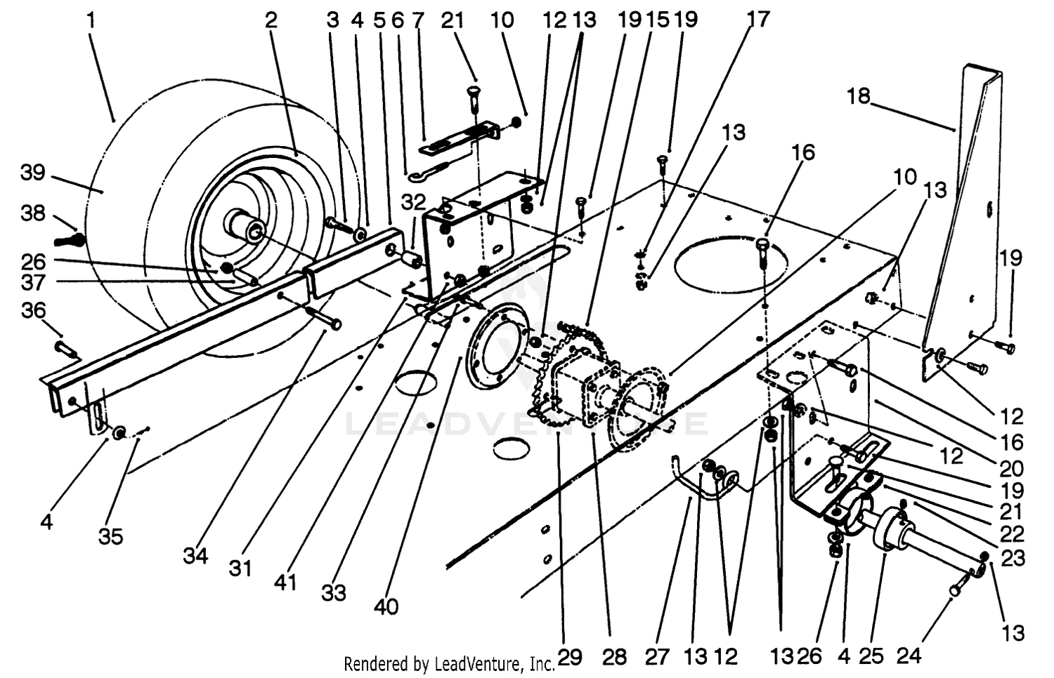 Rear Axle Assembly