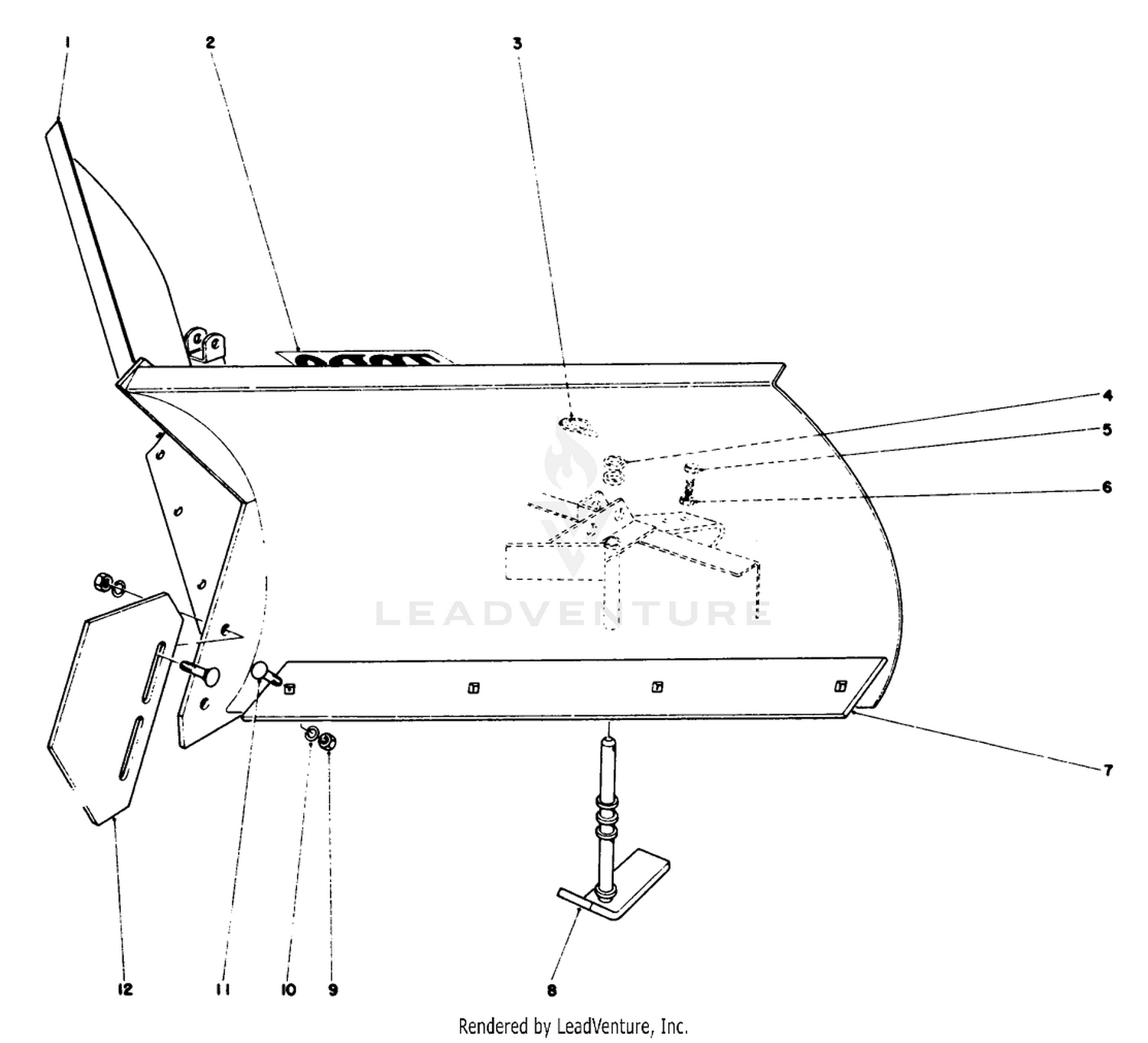 V-Plow Model No. 30750 (optional)