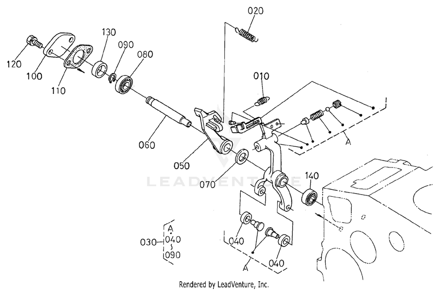 Fork Lever (Governor) Assembly
