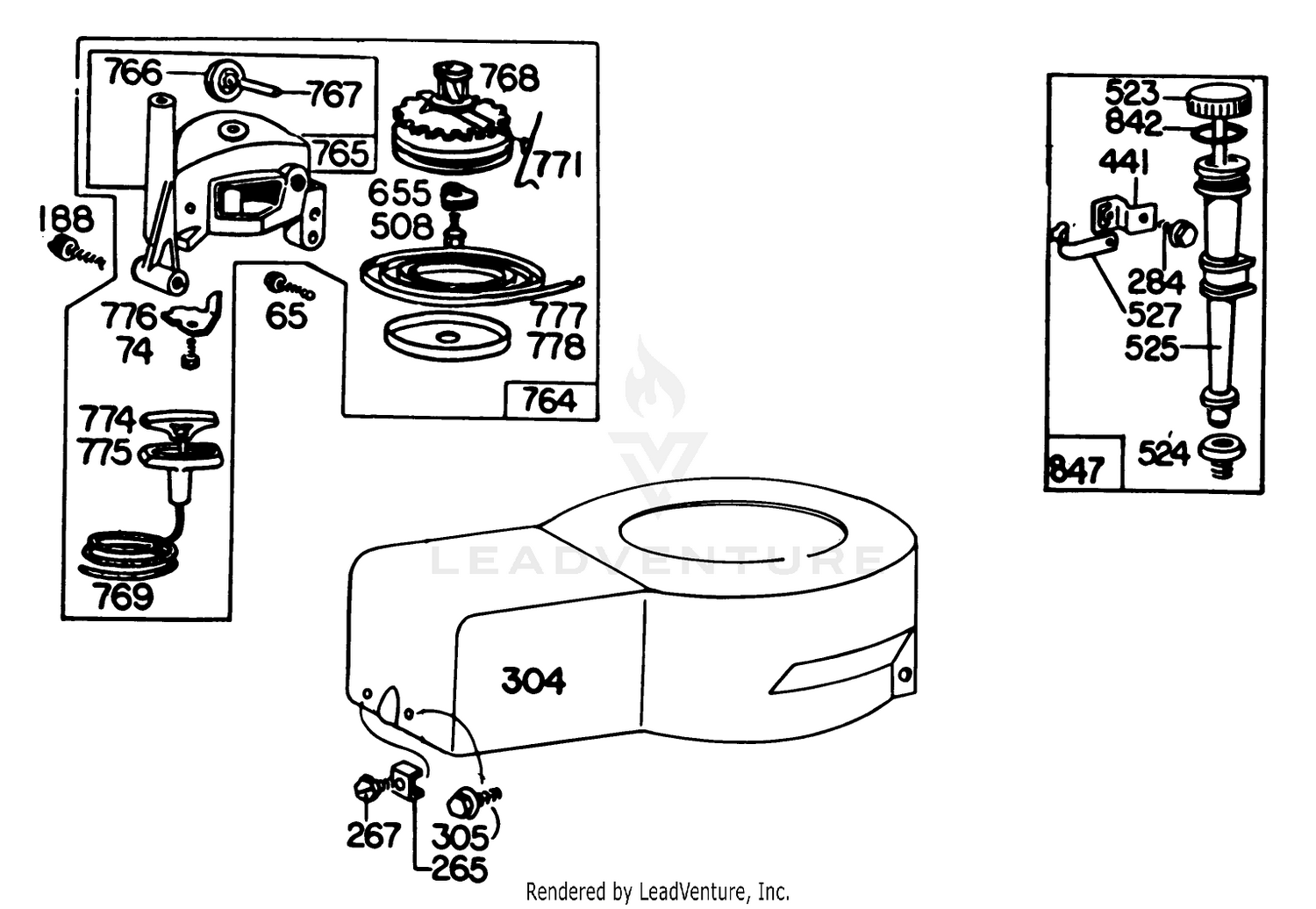 Starter  Shroud Assembly Model 92908-1956-01, Starter  Shroud Assembly Model 93508-0192-01