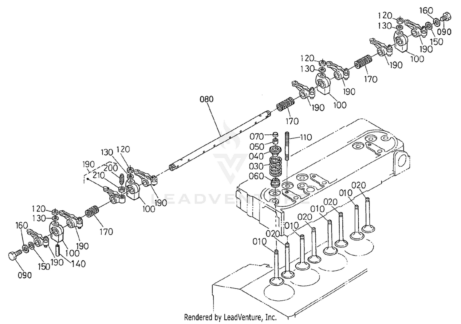 Valve and Rocker Arm Assembly