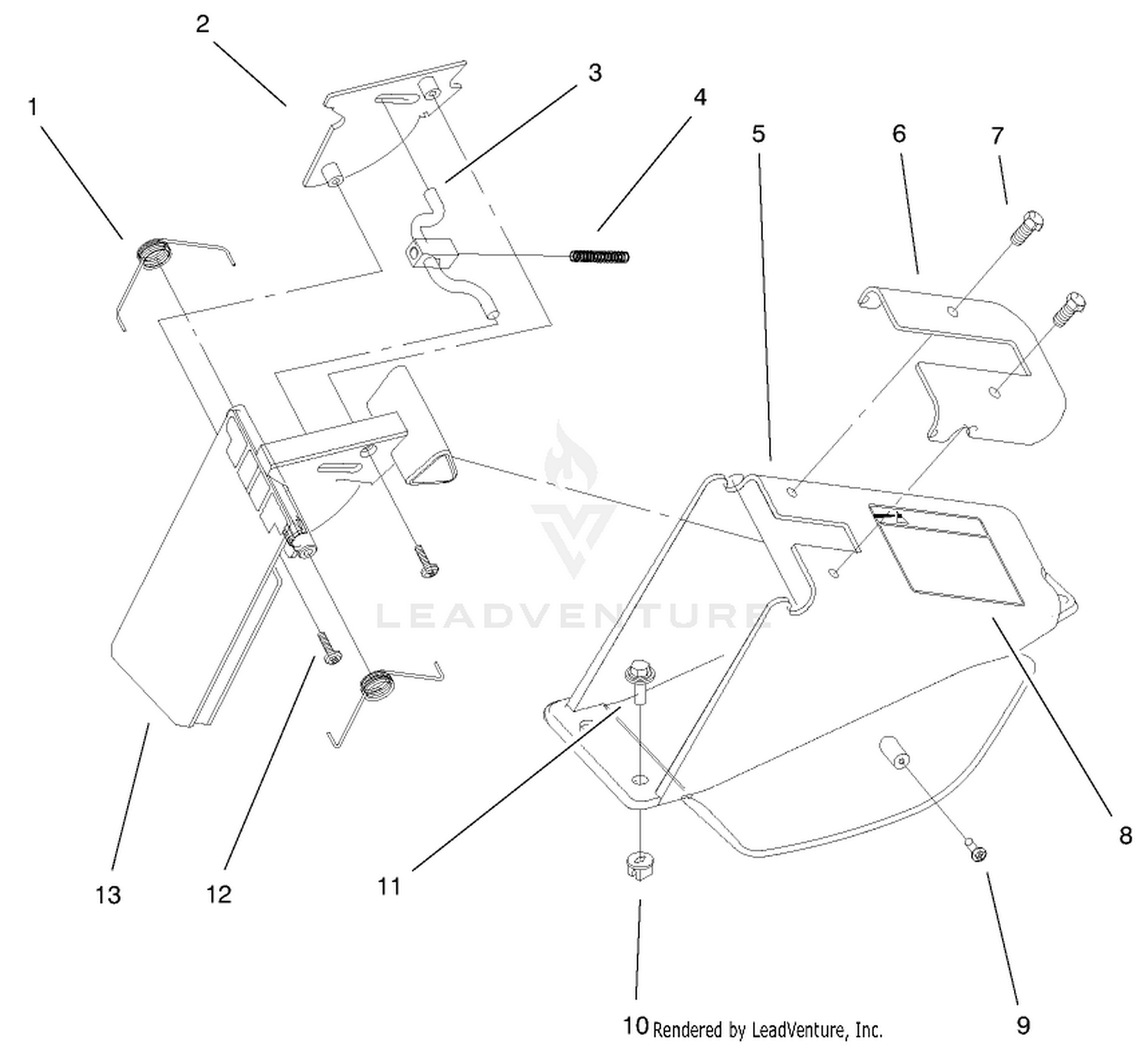 Discharge Door Assembly
