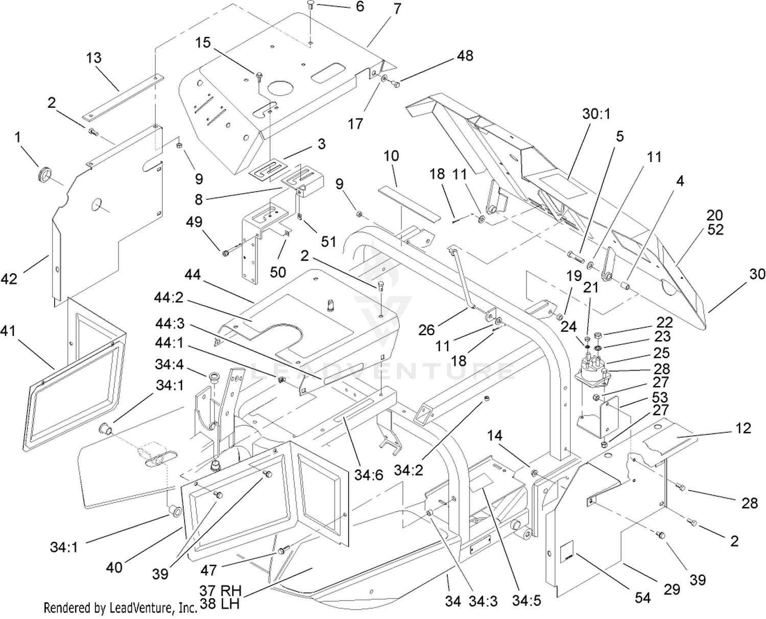Frame and Shroud Assembly