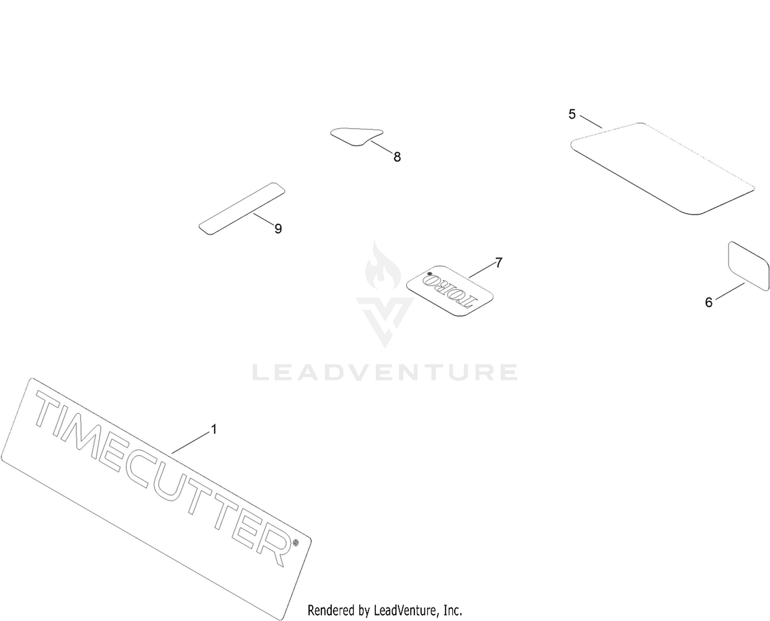 Model Specific Decal Assembly