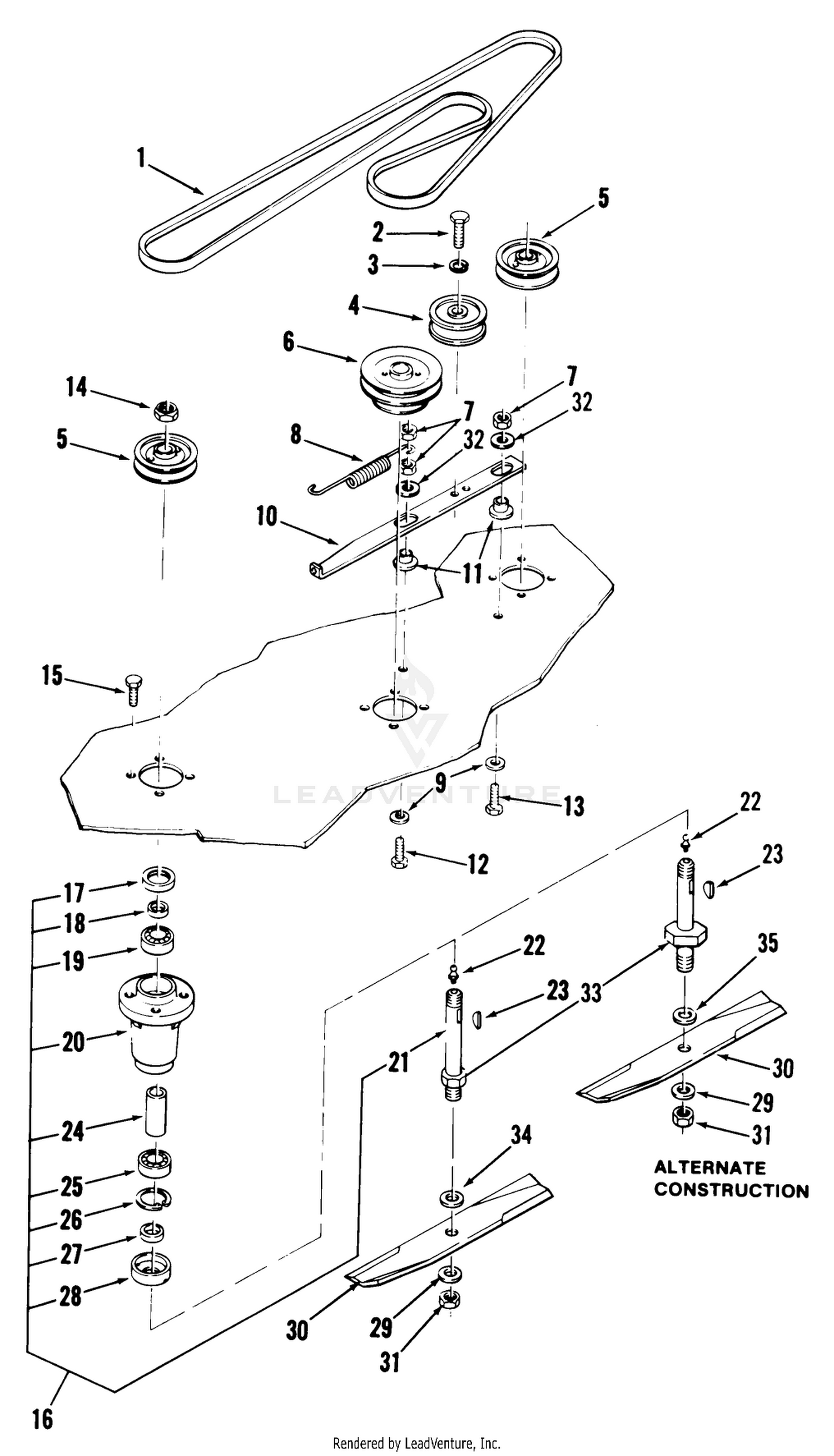 Side Discharge Mowers-48 In. (122 Cm) Vehicle Identification Numbers 05-48xs02