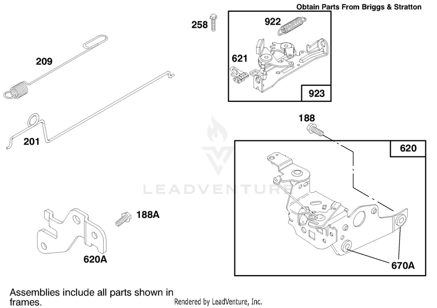 Engine Briggs  Stratton Model 12f802-0667-01 4