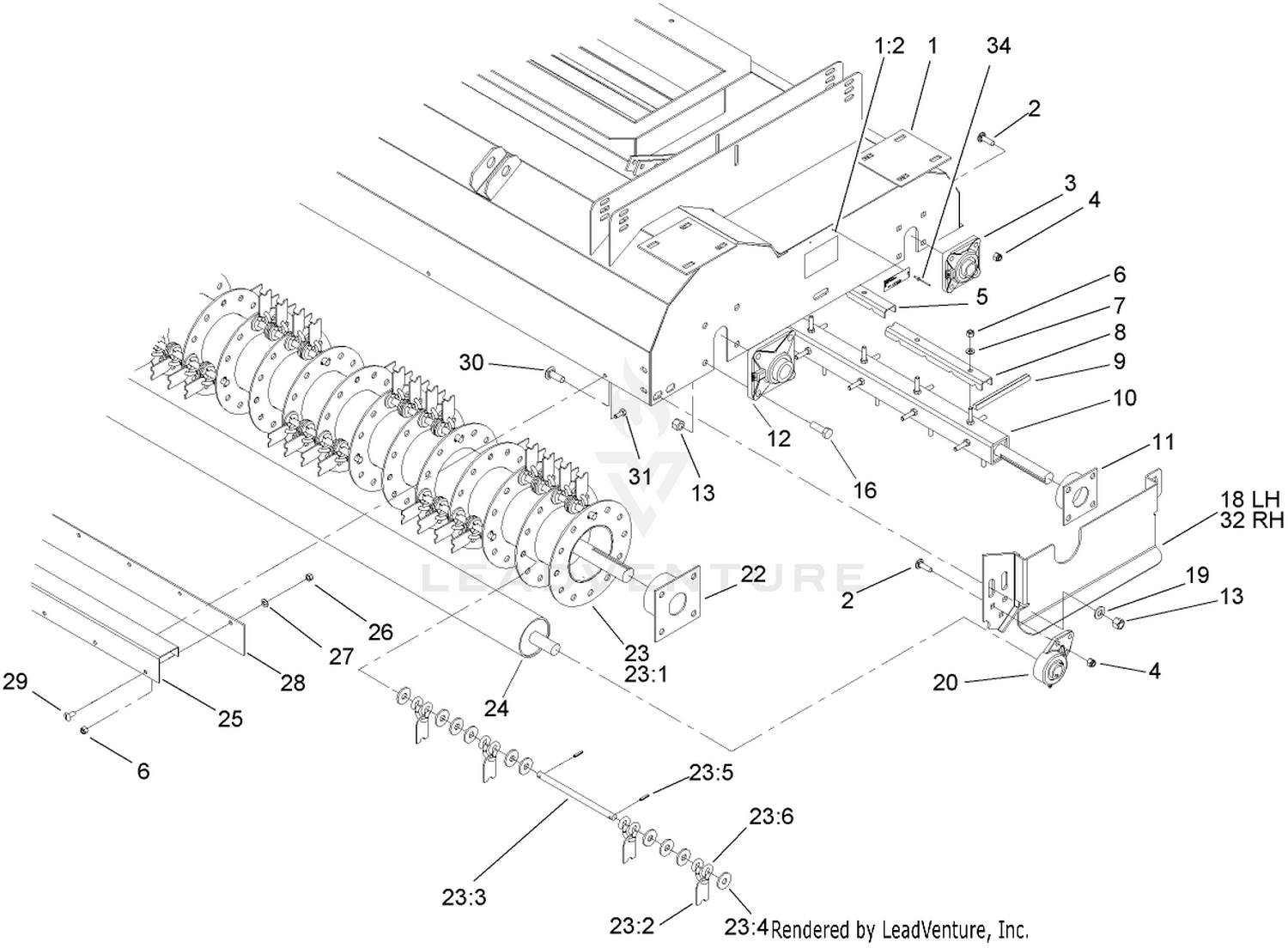 Rotor and Skirt Assembly