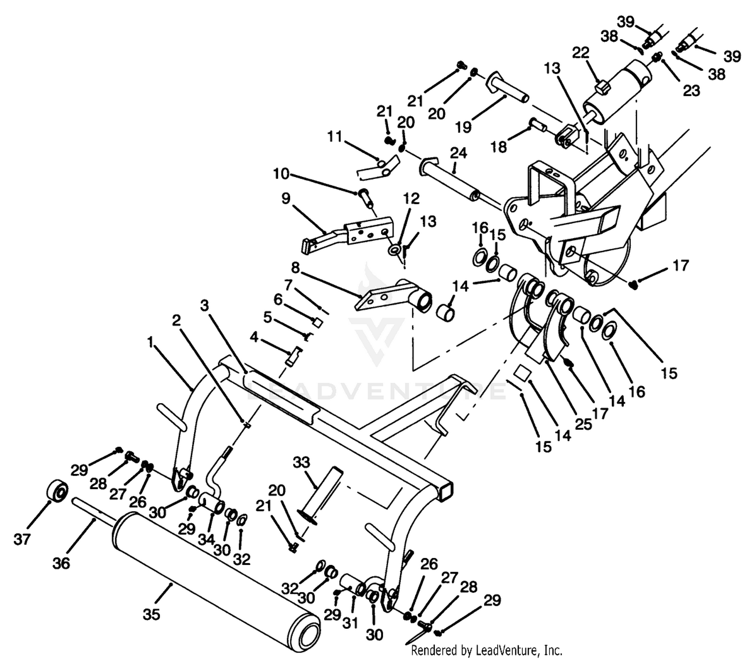 Pull Frame Assembly R.h.